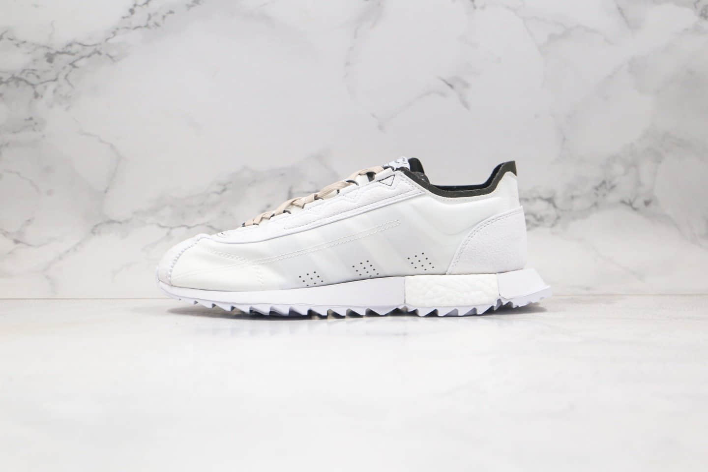 阿迪达斯adidas SL7600纯原版本复古爆米花跑鞋SL7600白色原楦头纸板打造王嘉尔上脚同款 (ID:42760) - 图片1