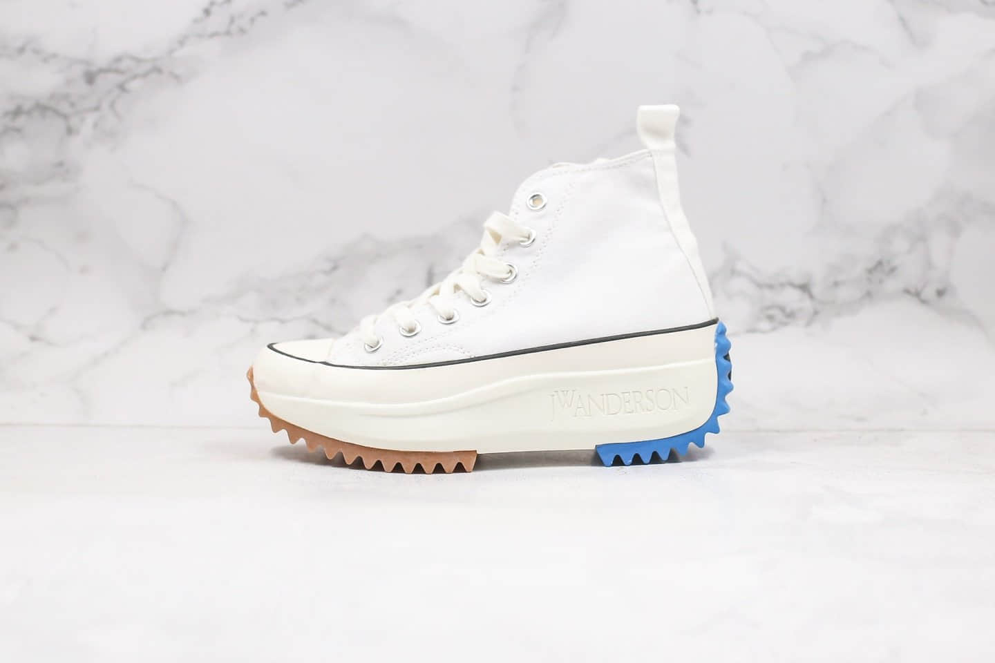 匡威J.W. Anderson x Converse Chuck Run Star Hike1970s公司级版本JWA联名泫雅同款高帮厚底松糕帆布鞋白色原盒包装 (ID:42815) - 图片1