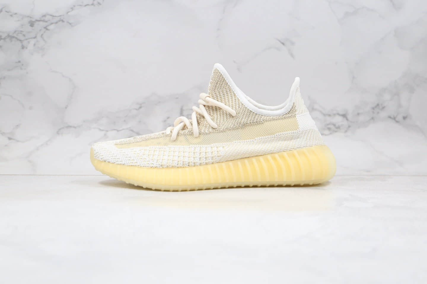 阿迪达斯Adidas Yeezy Boost 350 V2“Abez”OG纯原版本椰子350V2氧化天使米白敏感内容原厂巴斯夫爆米花材质 (ID:42878) - 图片1