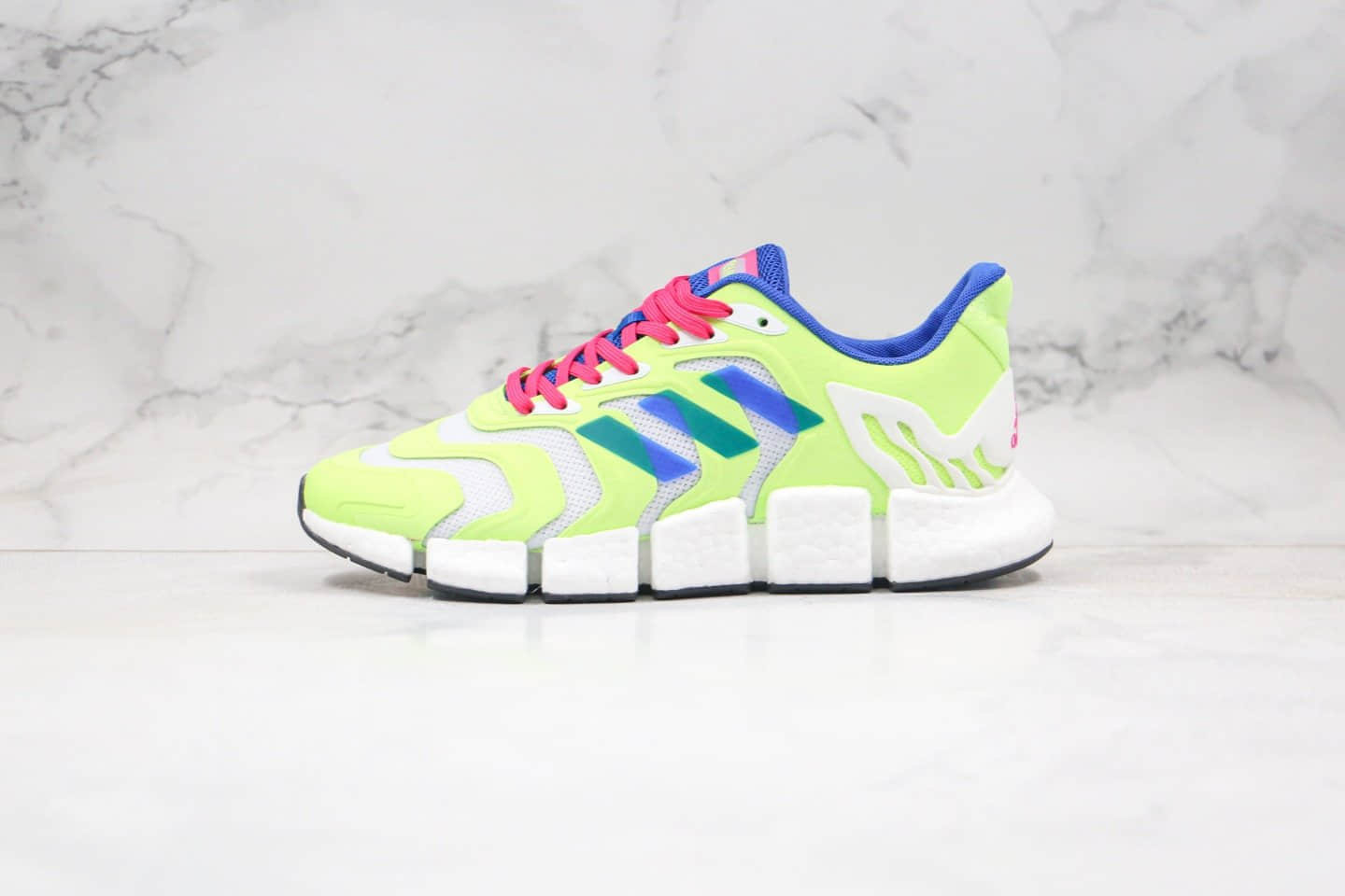 阿迪达斯Adidas Climacool纯原版本清风系列毛毛虫爆米花跑鞋荧光绿原盒原标 (ID:42964) - 图片1