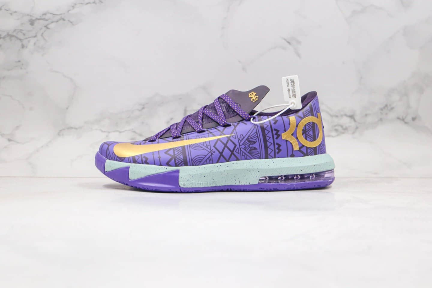 耐克Nike Zoom KD VI EP SJX纯原版本杜兰特6代篮球鞋紫色内置气垫支持实战 货号:646742-500