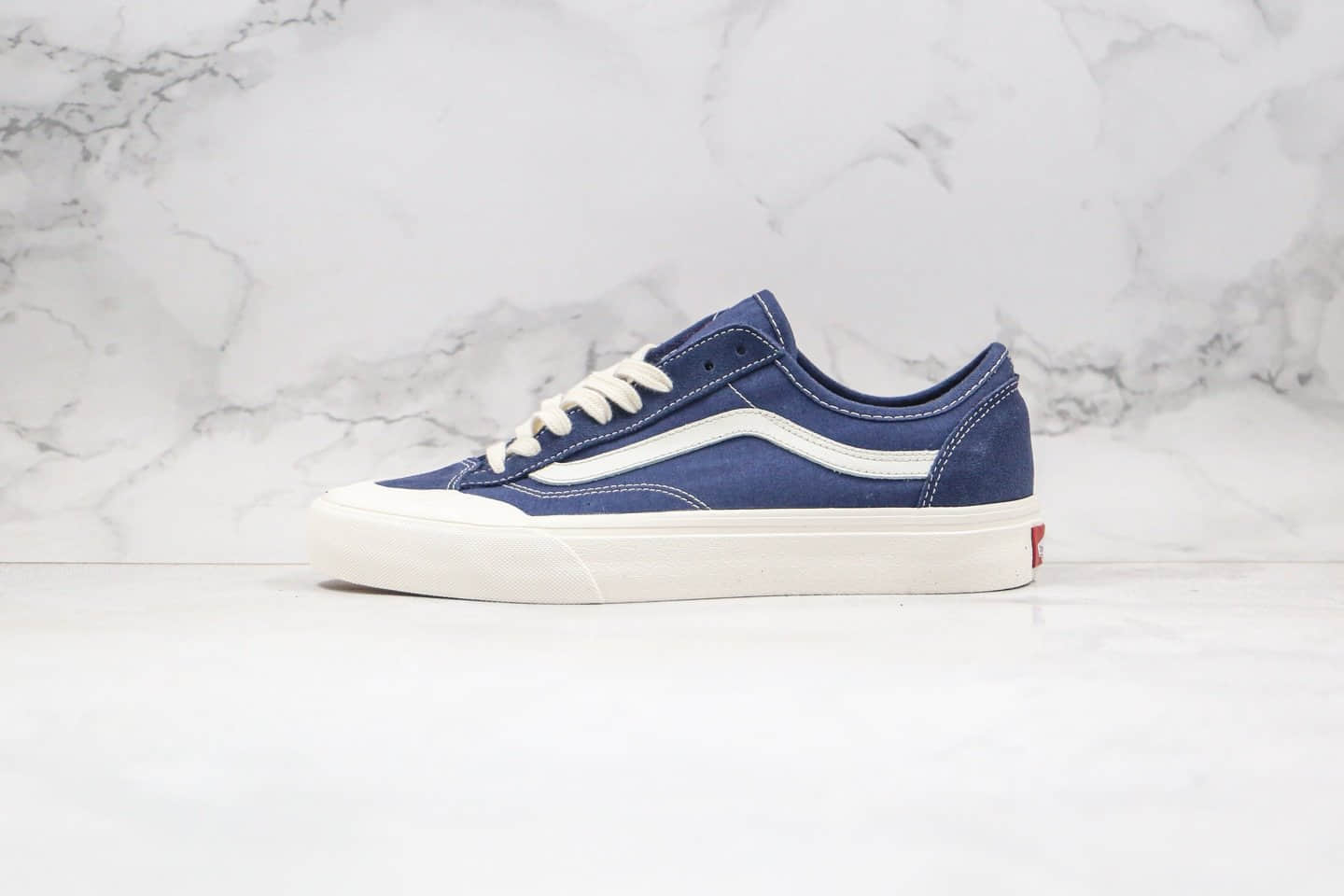 万斯Vans Style 36 Cecon SF公司级版本半月包头板鞋深蓝色原厂硫化工艺原盒原标 (ID:43141) - 图片1