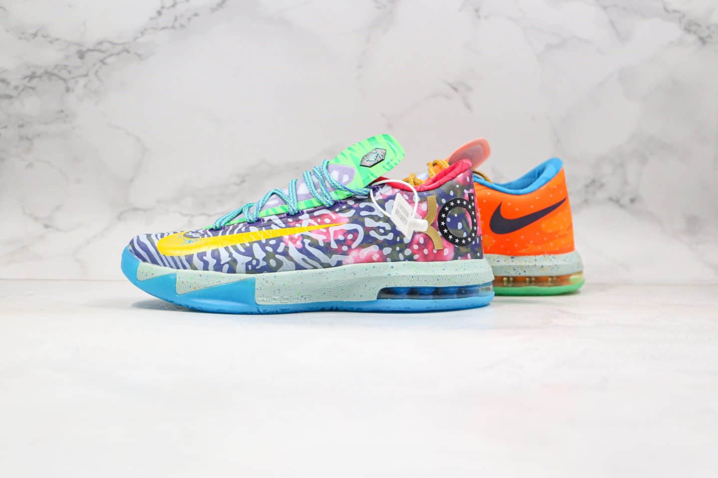 耐克Nike KD 6 Premium What The KD MVP纯原版本杜兰特6代实战篮球鞋七彩鸳鸯内置气垫 (ID:43157) - 图片1
