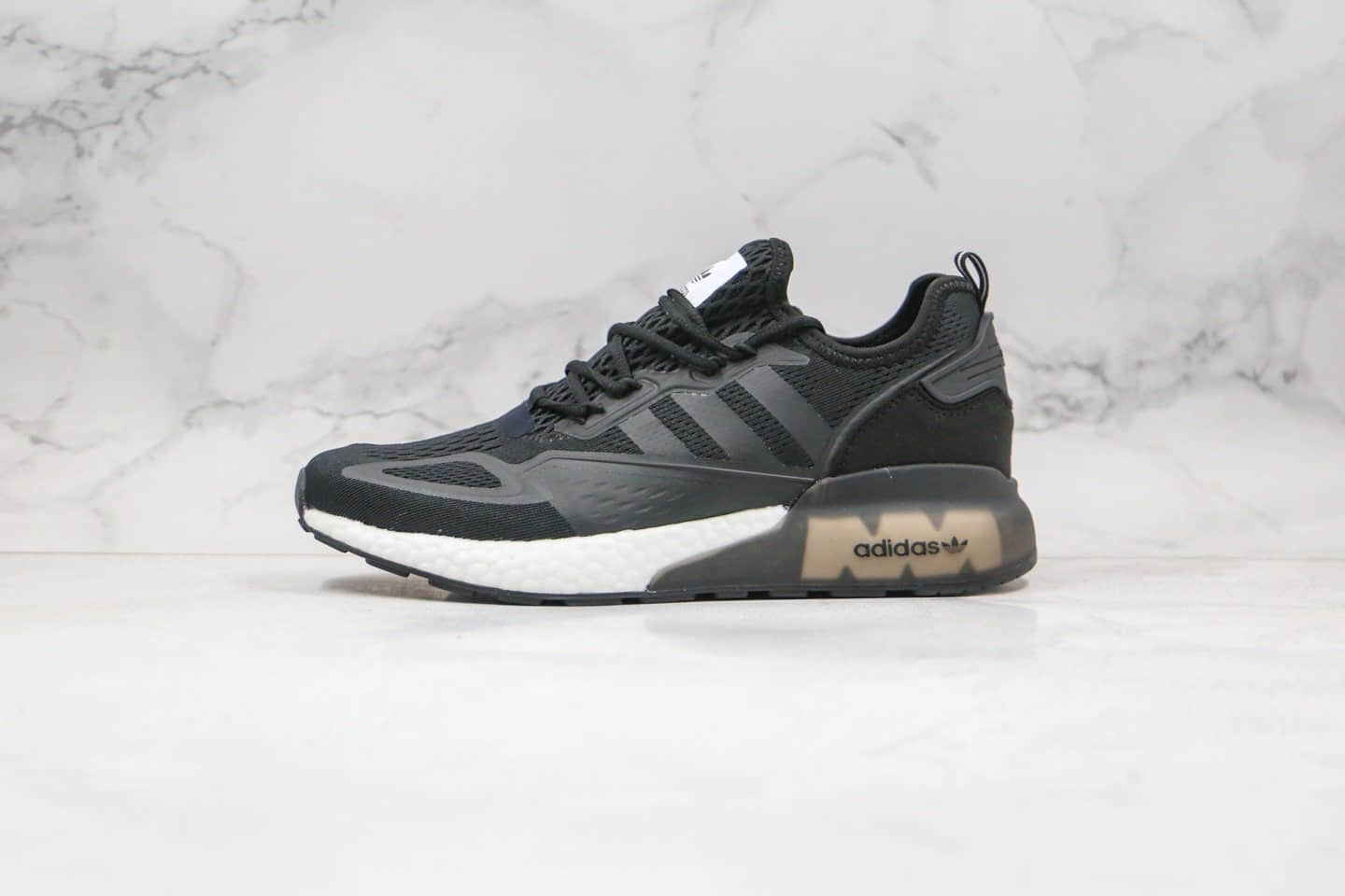 阿迪达斯adidas Originals ZX 2K Boost纯原版本缓震爆米花跑鞋黑色原楦开发 (ID:43173) - 图片1