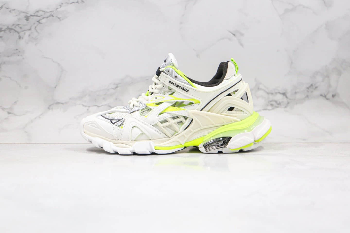 巴黎世家Balenciaga Track 4.0纯原版本老爹鞋白绿色原档案数据开发原盒配件齐全 (ID:43181) - 图片1