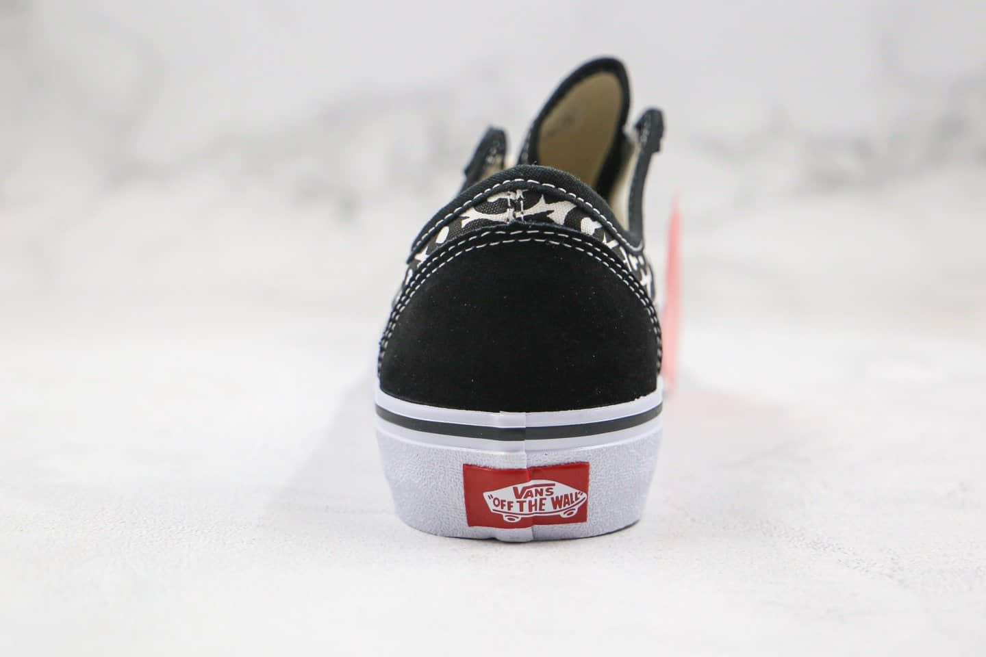 万斯VANS Style 36 x 敏感内容G公司级版本川久保玲联名款低帮半月包头字母涂鸦硫化板鞋原档案数据开发