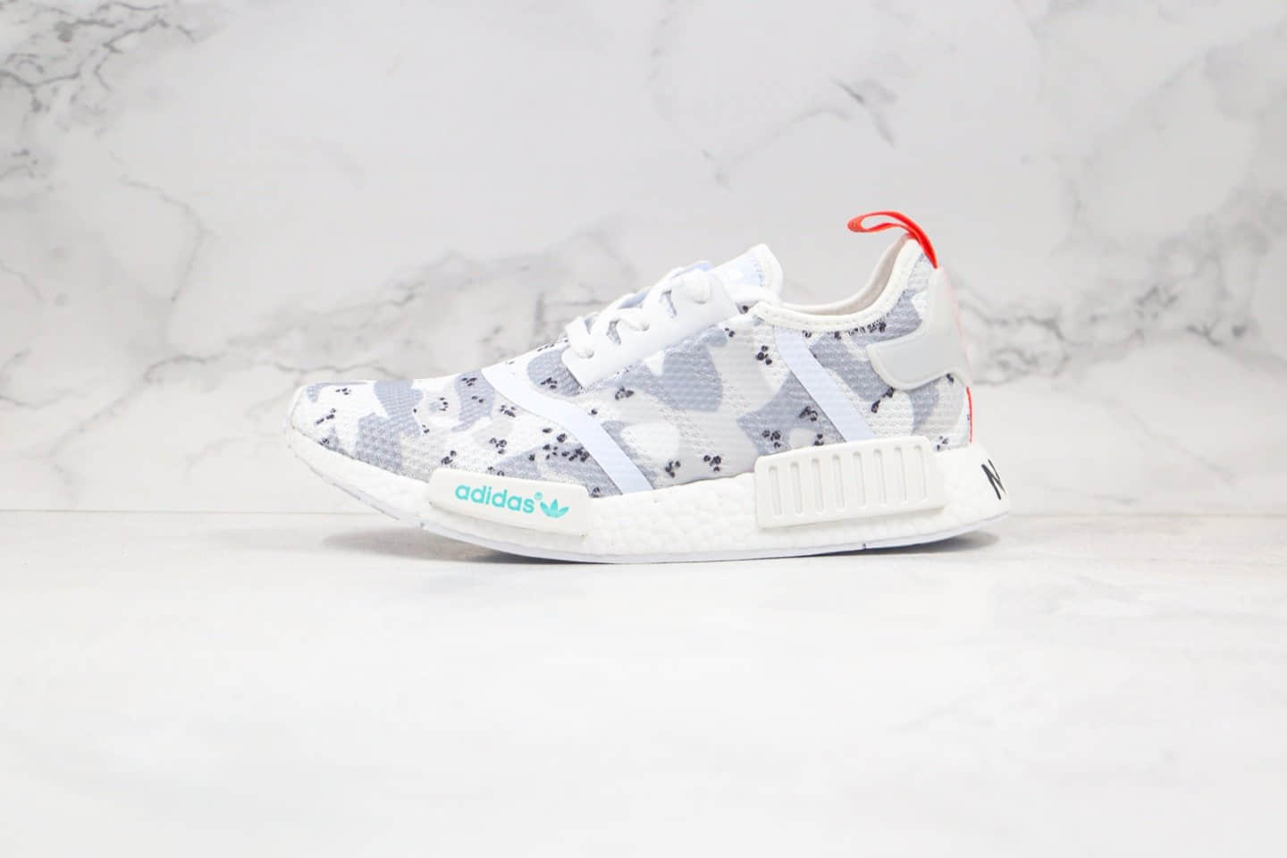 阿迪达斯adidas NMD R1纯原版本爆米花NMD跑鞋迷彩灰白色原盒原标区别市面通货版本 (ID:44077) - 图片1