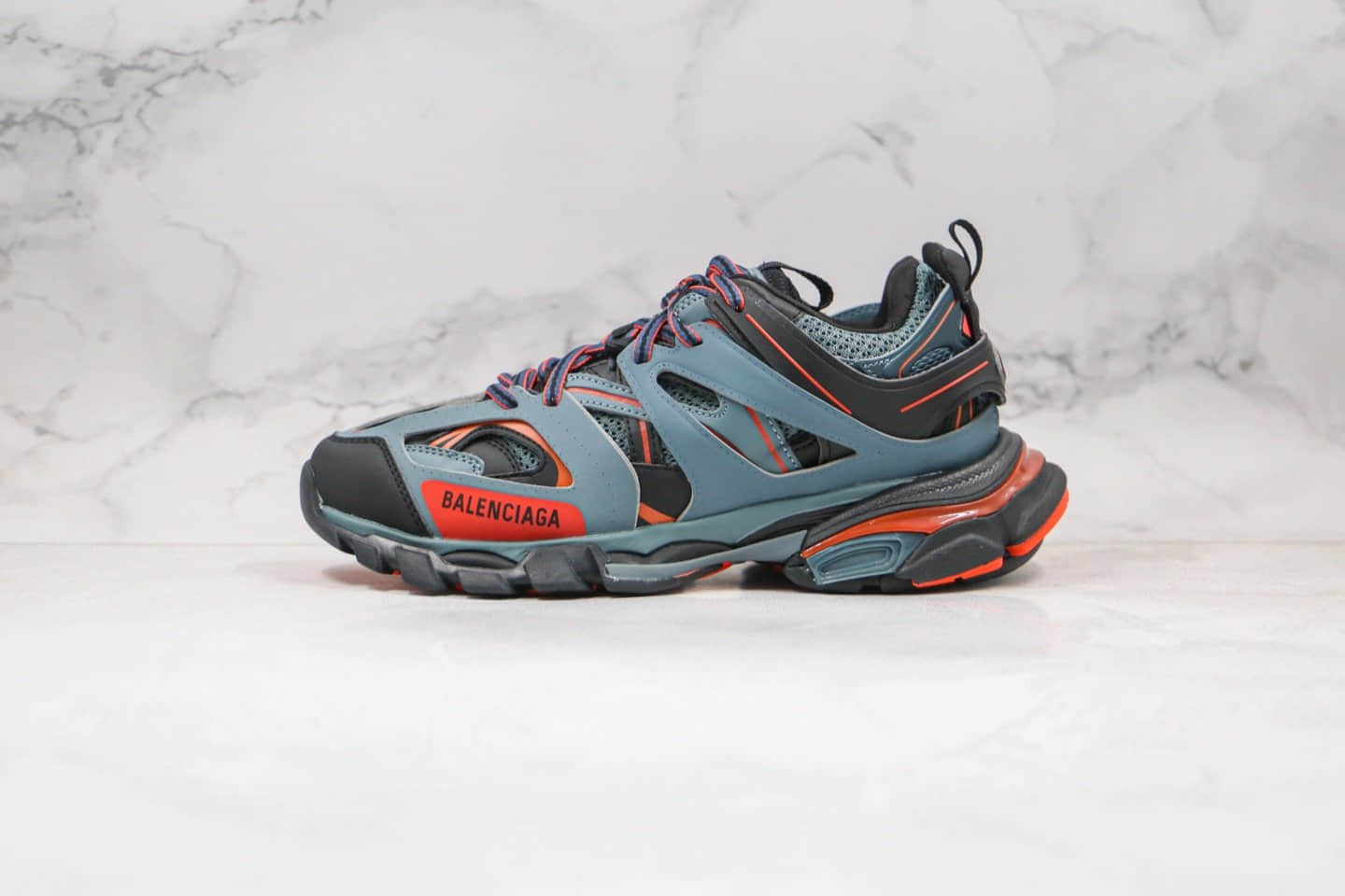 巴黎世家Balenciaga Sneaker Tess s.Gomma纯原版本三代户外概念鞋灰黑红色区别市面通货 (ID:44204) - 图片1