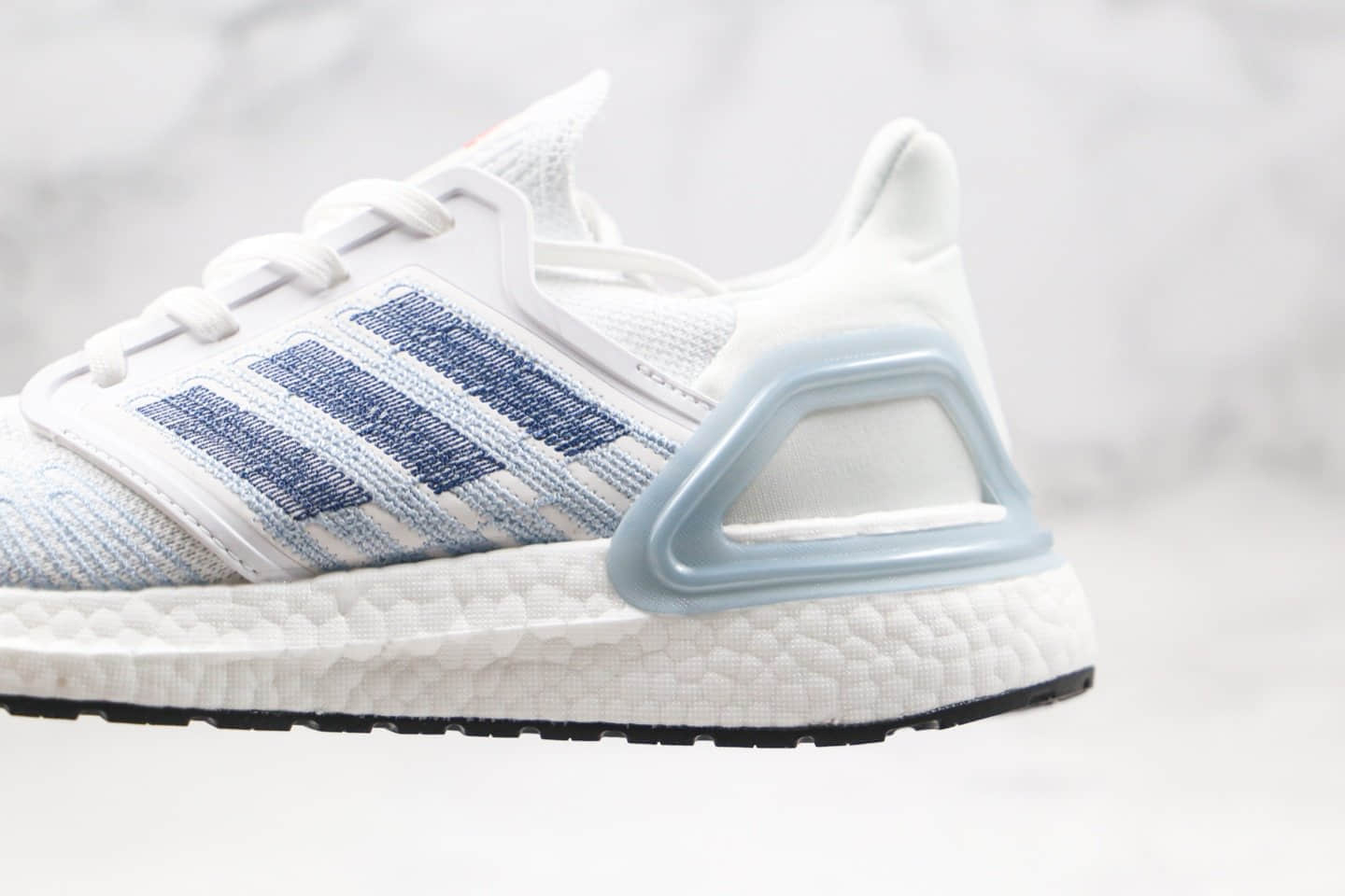 阿迪达斯Adidas Ultra Boost 20 Consortium纯原版本北美限定雾霾蓝色UB6.0爆米花跑鞋原盒原标 货号:FY3454