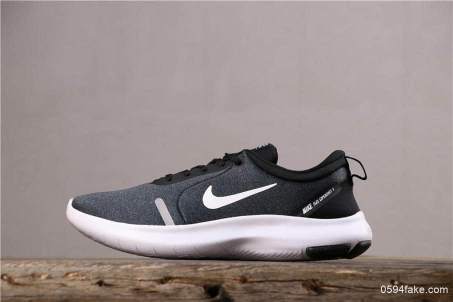 NIKE FLEX EXPERIENCE RN 8耐克赤足8.0黑灰白真标带半码 缓震低帮耐磨跑步鞋 (ID:4555) - 图片1