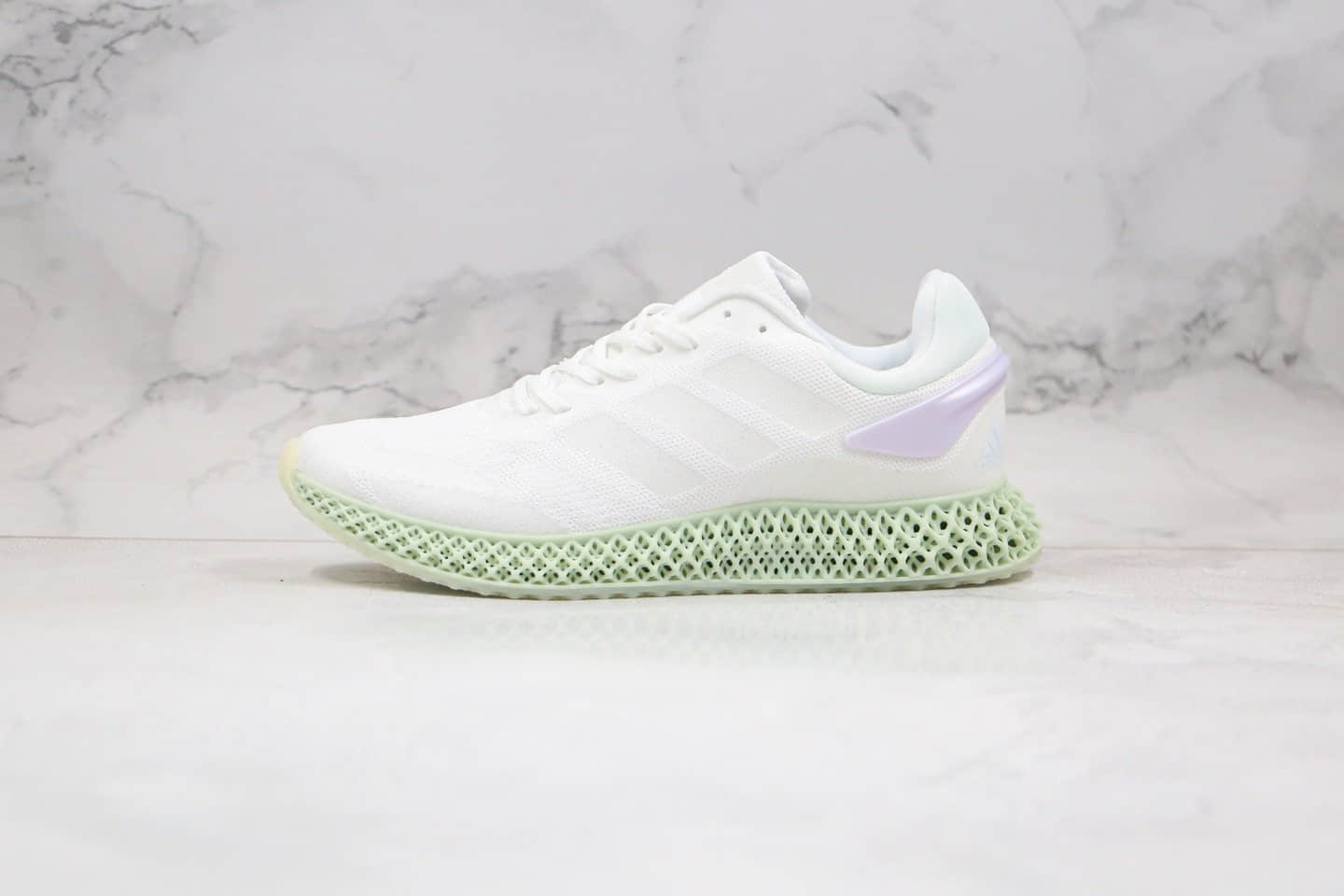 阿迪达斯Adidas Alphaedge 4D LTD M纯原版本科技鞋底4D慢跑鞋白绿色原档案数据开发原盒原标 (ID:45717) - 图片1