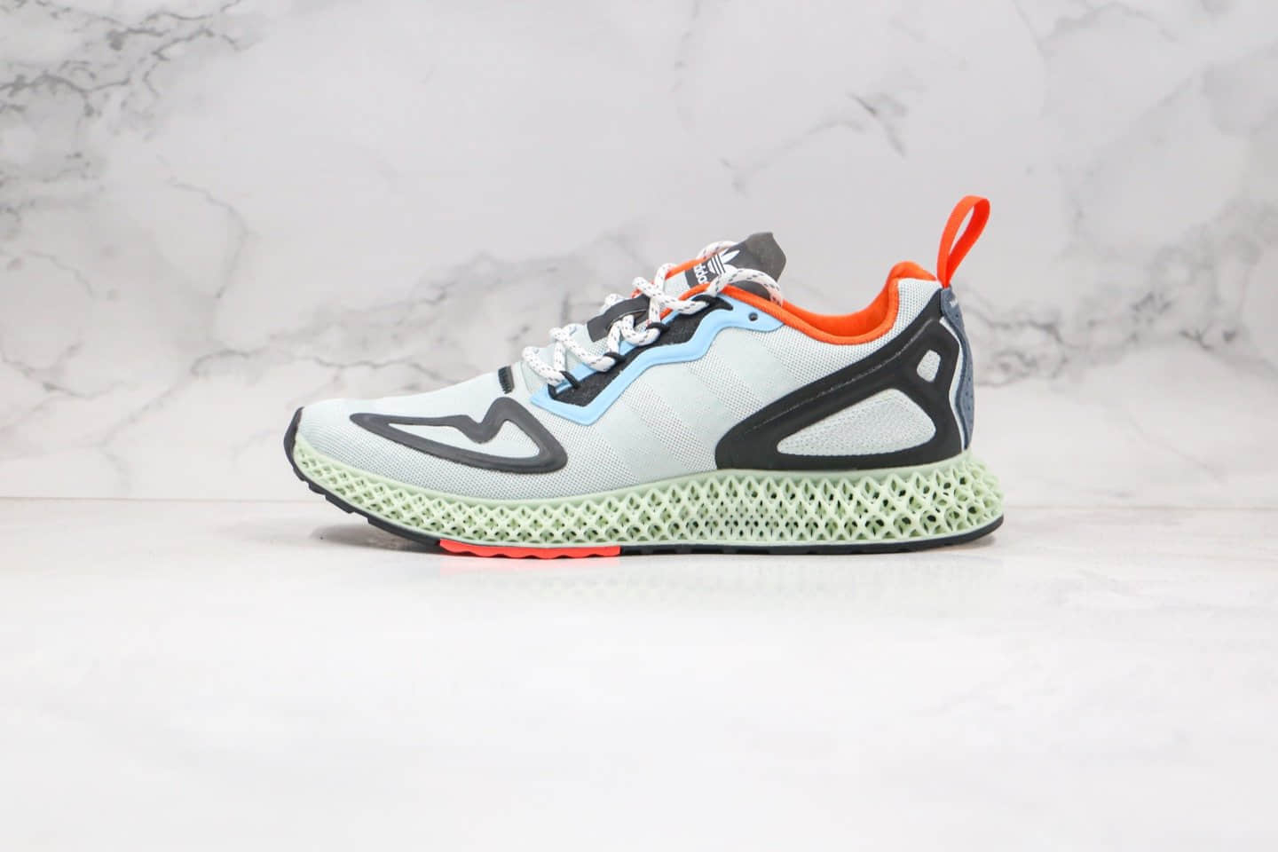 阿迪达斯adidas ZX 2K 4D “Dash Green”纯原版本4D打印科技运动慢跑鞋薄荷绿原鞋开模 (ID:45885) - 图片1