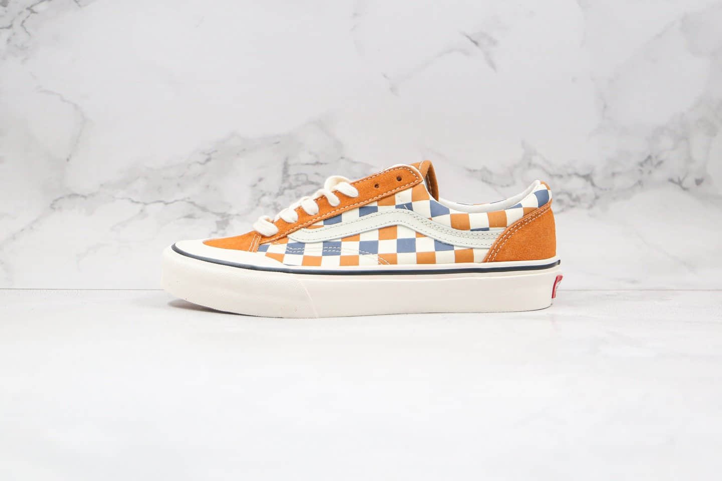 万斯Vans Style 36 Cecon SF公司级版本小红书爆款板鞋半月包头蓝黄白棋盘格工艺硫化一比一 (ID:46164) - 图片1