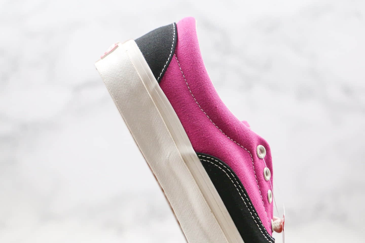 万斯Vans Vault OG Era LX公司级版本低帮帆布鞋黑紫撞色内置钢印合格证 货号:VN0A4BV视频内容YS1