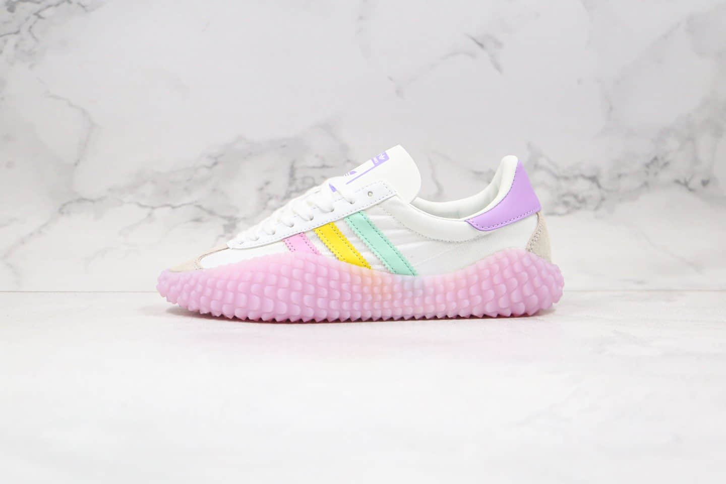 阿迪达斯adidas Kamanda纯原版本卡曼达联名慢跑鞋糖果紫色原厂网纱面 (ID:46240) - 图片1