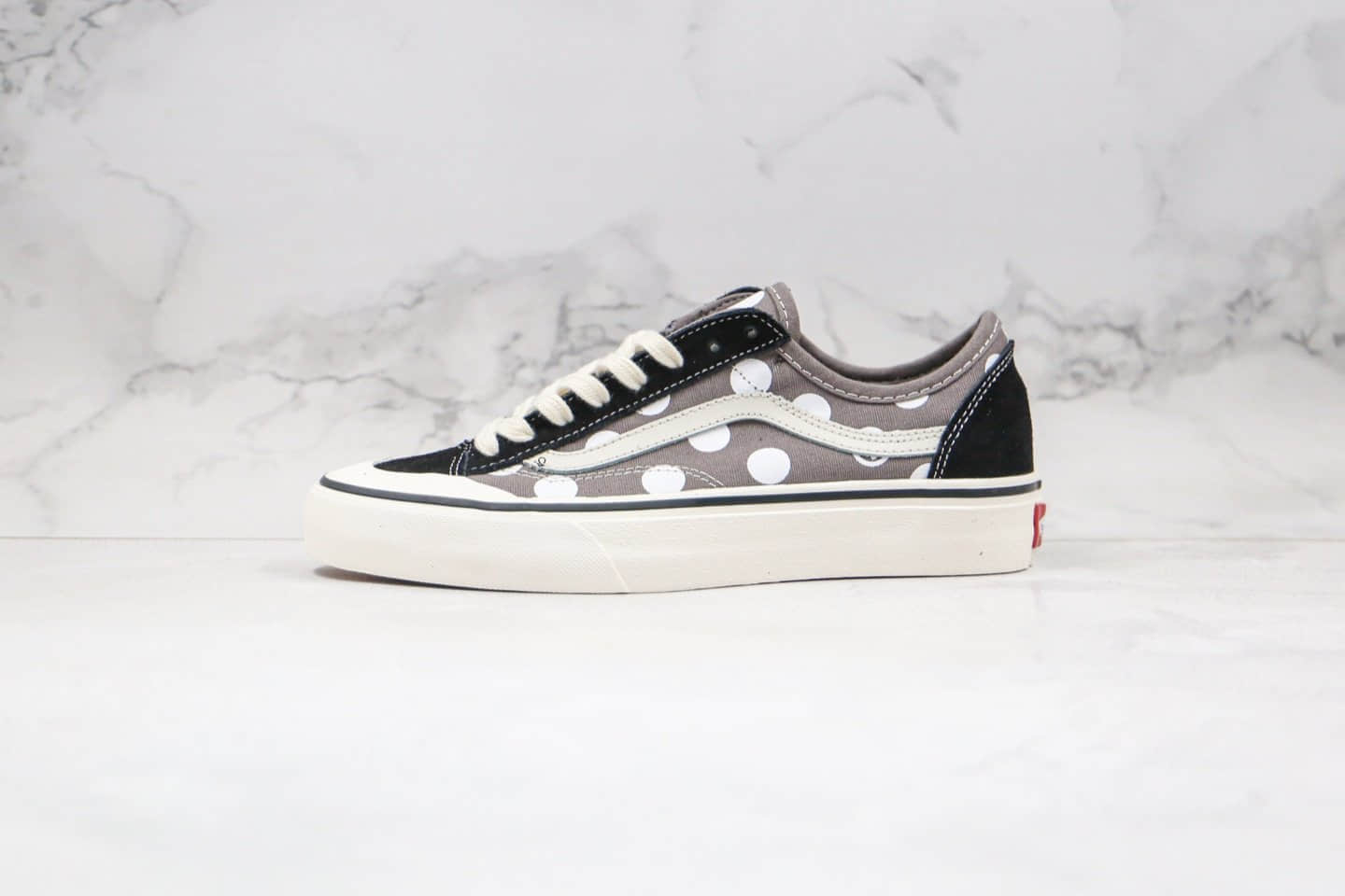 万斯Vans style36 decon sf公司级版本低帮半月包头黑灰白色圆点杀人鲸海外版硫化板鞋原盒原标 (ID:46441) - 图片1