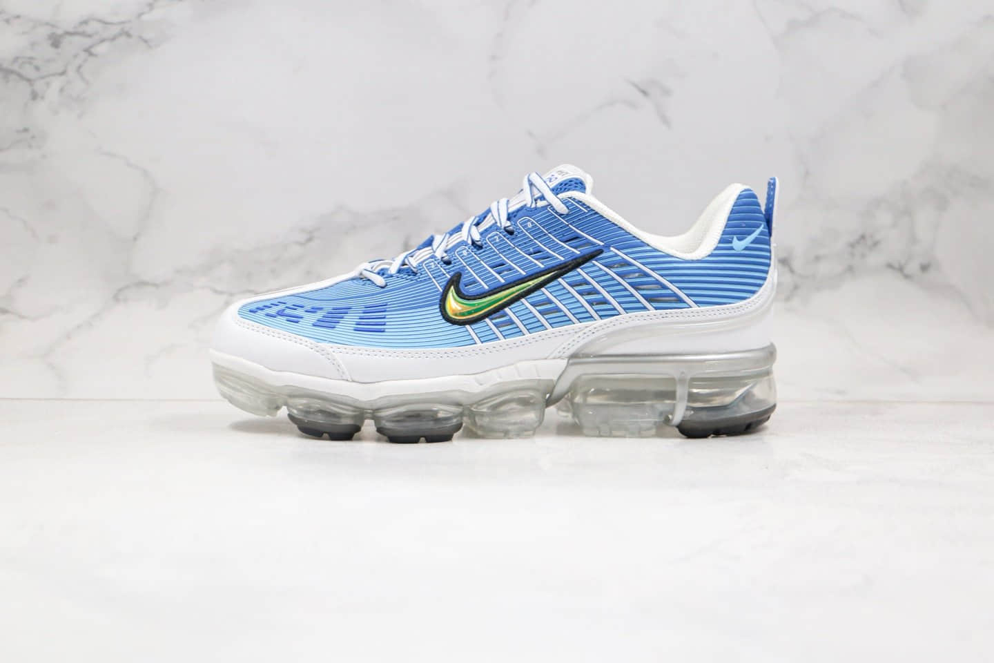 耐克Nike AIR VAPORMAX 360纯原版本全掌大气垫2020款蓝白色内置全掌真气垫 货号:CK9671-400