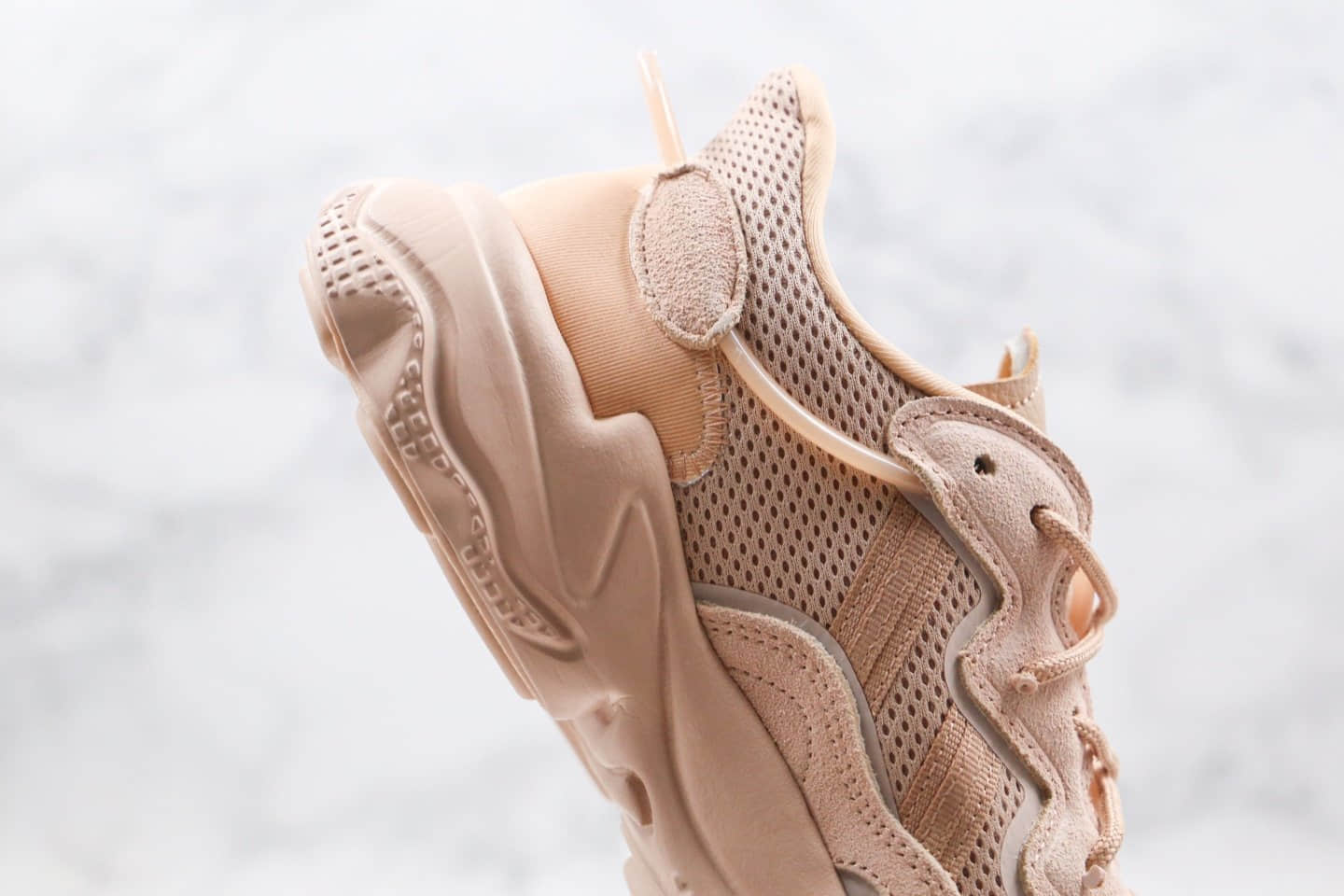 阿迪达斯Adidas Ozweego adiPEN纯原版本三叶草水管老爹鞋沙漠土敏感内容原盒原标 货号:FY2024
