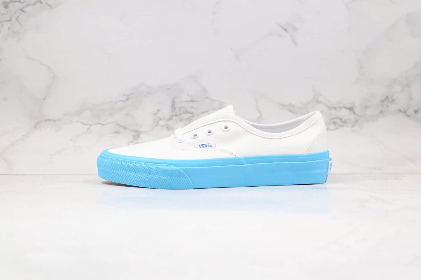 万斯Vans Og Authentic Lx公司级版本安纳海姆白蓝色低帮硫化板鞋原盒原标区别市面通货版本 (ID:47438) - 图片1