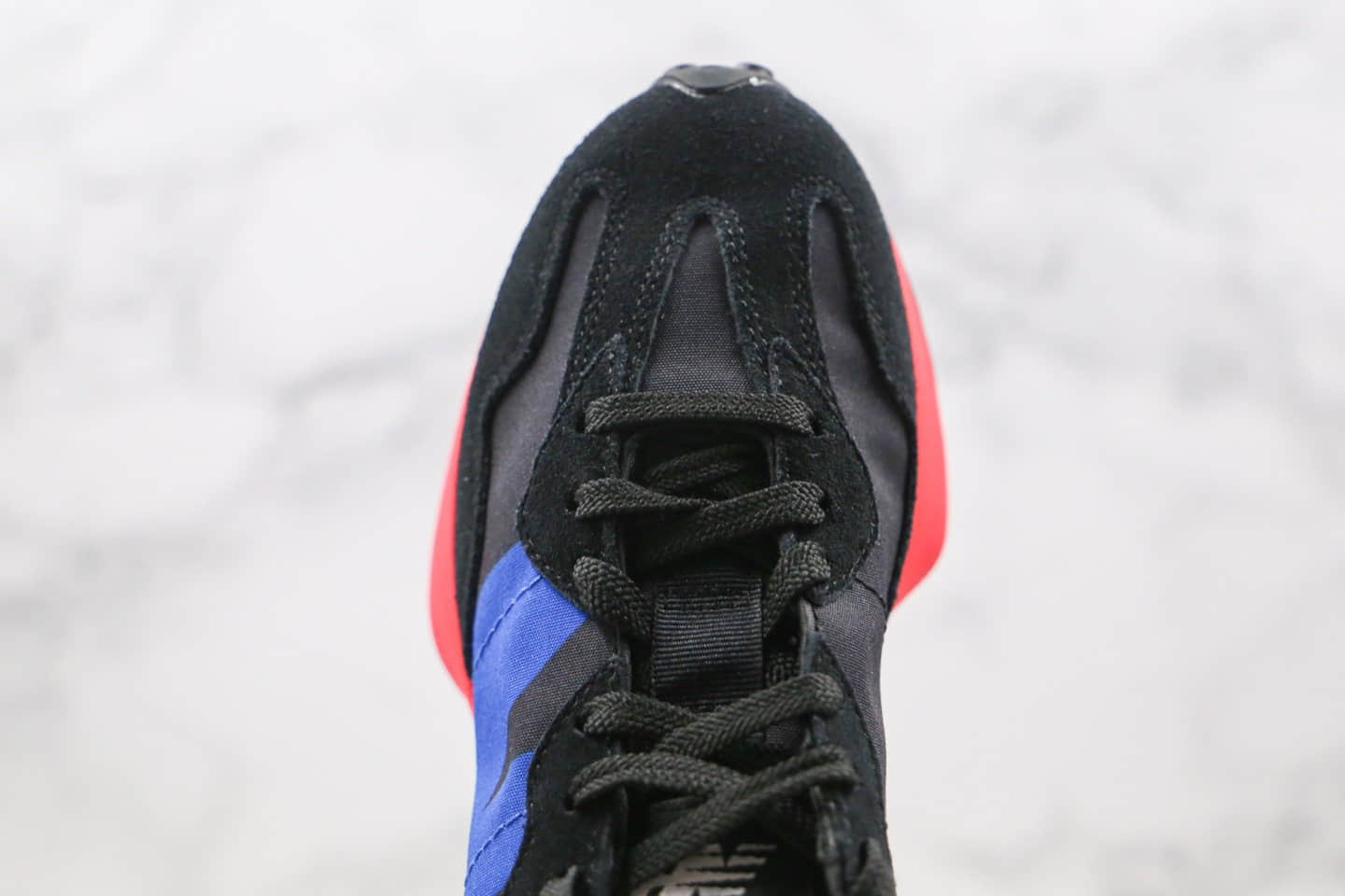 新百伦New Balance 327纯原版本复古慢跑鞋NB327黑红蓝色原盒原标原档案数据开发 货号:MS327CPB