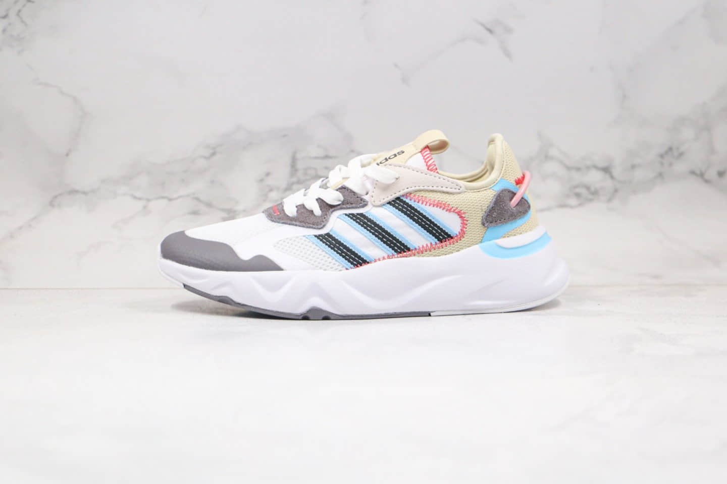 阿迪达斯ADIDAS NEO FUTUREFLOW公司级版本休闲运动鞋白蓝黑色原盒原标原楦头纸板打造 (ID:47956) - 图片1