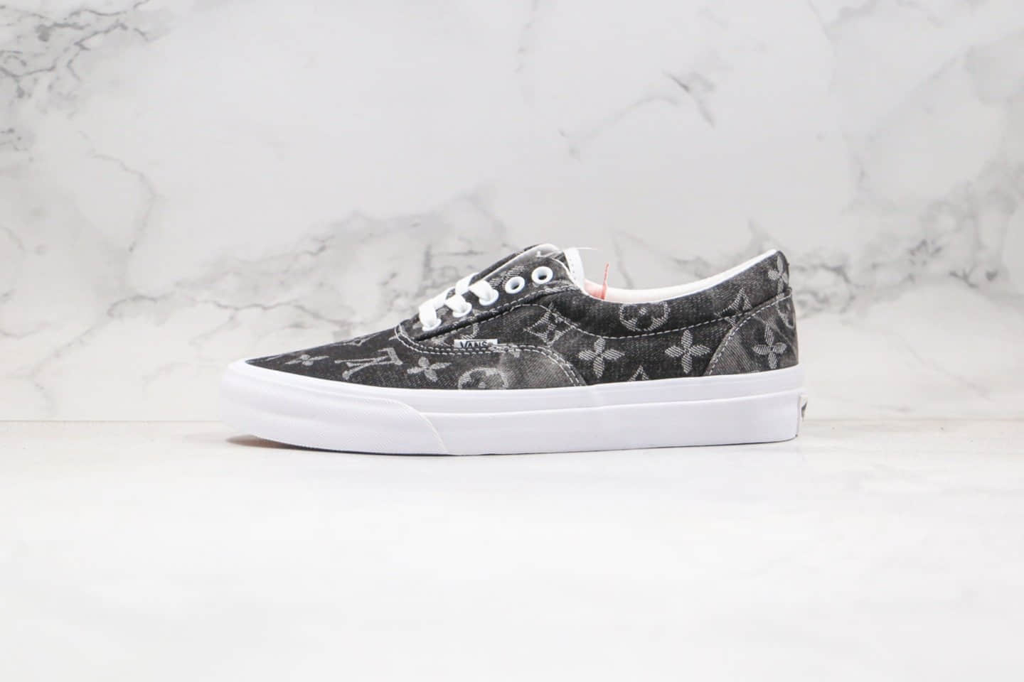万斯Vans x LV联名款公司级版本低帮灰黑色牛仔硫化板鞋原厂硫化大底原盒原标 (ID:48273) - 图片1