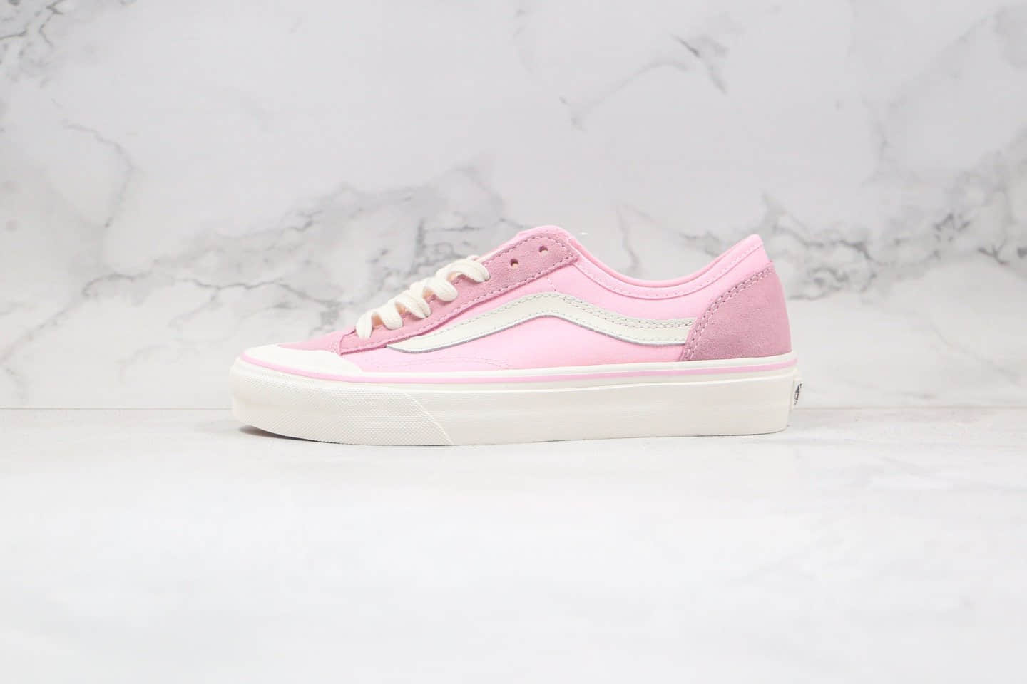 万斯Vans Style 36 Cecon SF公司级版本低帮半月包头樱花粉板鞋原楦头纸板打造 (ID:48282) - 图片1