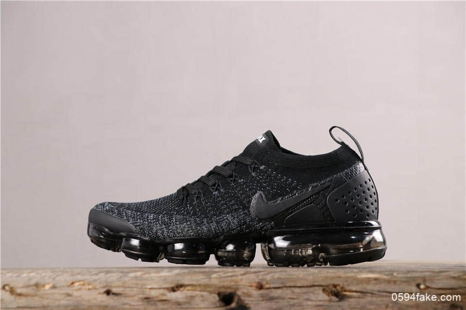 Nike Air Vapormax Flyknit 2.0耐克全掌气垫2.0全黑公司级带半码 市面最强性价比版本 (ID:4840) - 图片1