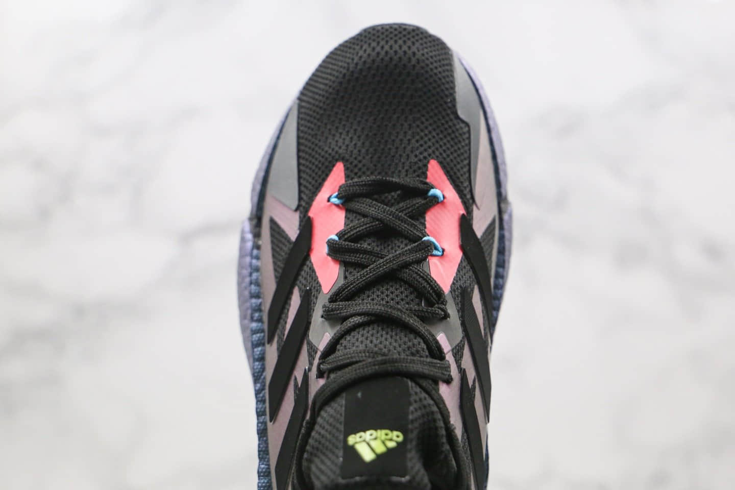 阿迪达斯Adidas Boost X9000L4纯原版本爆米花跑鞋X9000L4黑蓝紫渐变色原档案数据开发 货号:FW4910