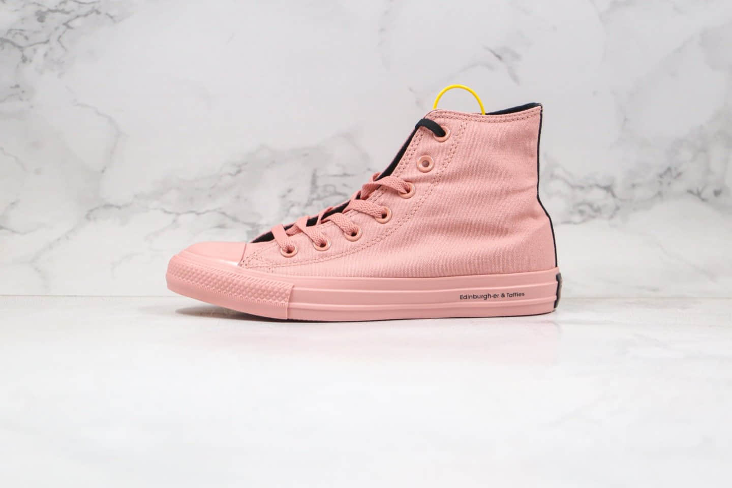 匡威Converse x opi chuck taylor all stat公司级版本高帮指甲油OPI联名款豆沙粉色硫化帆布鞋原厂硫化大底 (ID:48670) - 图片1