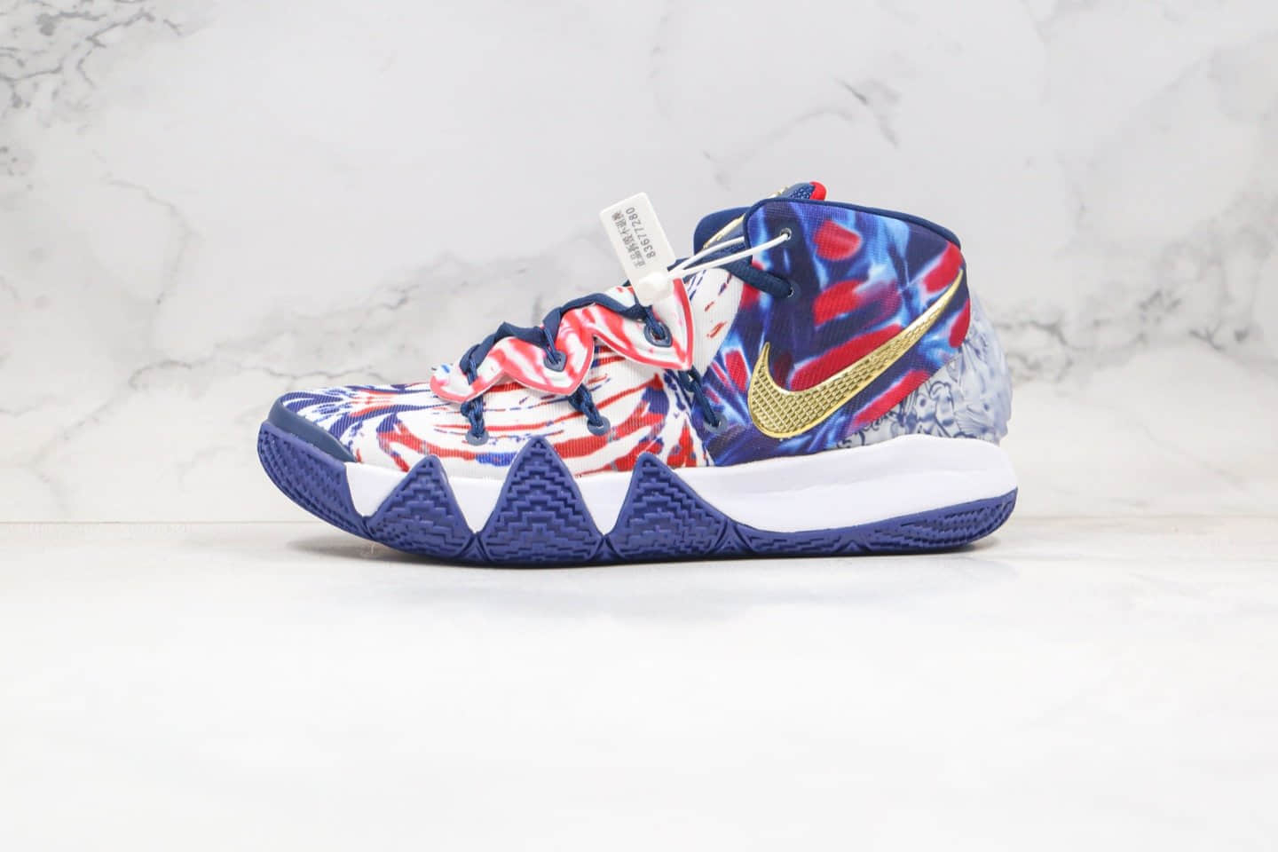 耐克Nike KYBRID S2 EP纯原版本欧文S2篮球鞋蓝金色内置气垫支持实战 (ID:48819) - 图片1