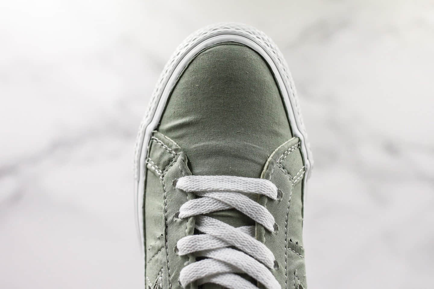 匡威Converse onestar Pro OX JA公司级版本低帮木村一星鞋面撕裂款绿色斑马原楦头纸板打造 货号:165337C
