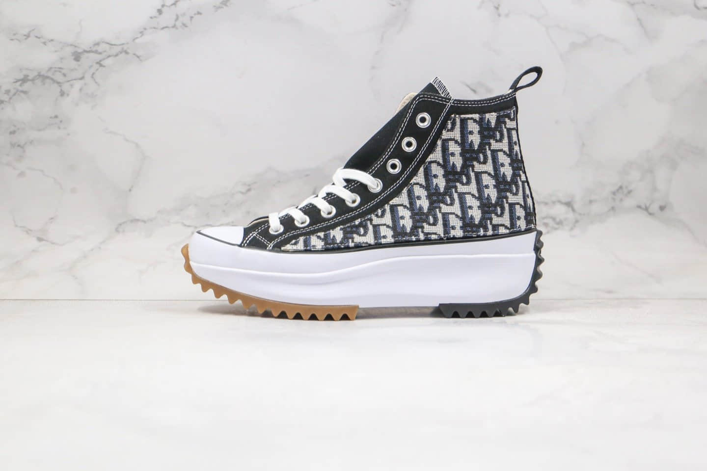 匡威Converse Chuck Taylor All Star 1970s Hi Christian x Dior迪奥联名款公司级版本高帮松糕锯齿厚底帆布鞋原盒原标 (ID:49597) - 图片1
