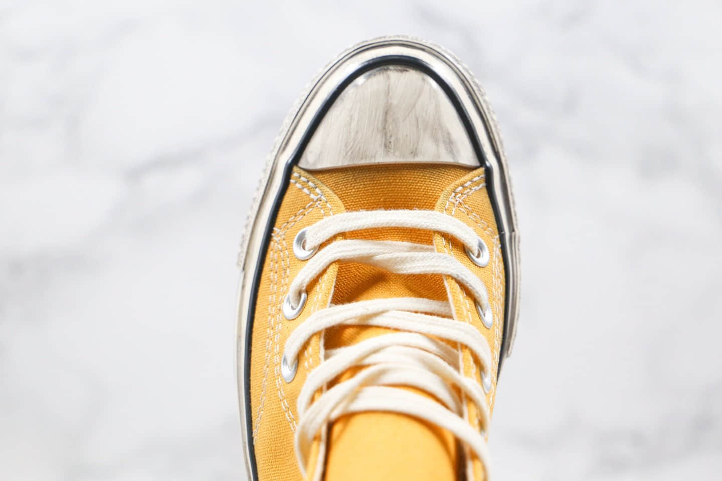 匡威CONVERSE x PEACEMINUSONE公司级版本权志龙联名款小雏菊高帮敏感内容做旧帆布鞋原档案数据开发 货号:162054C