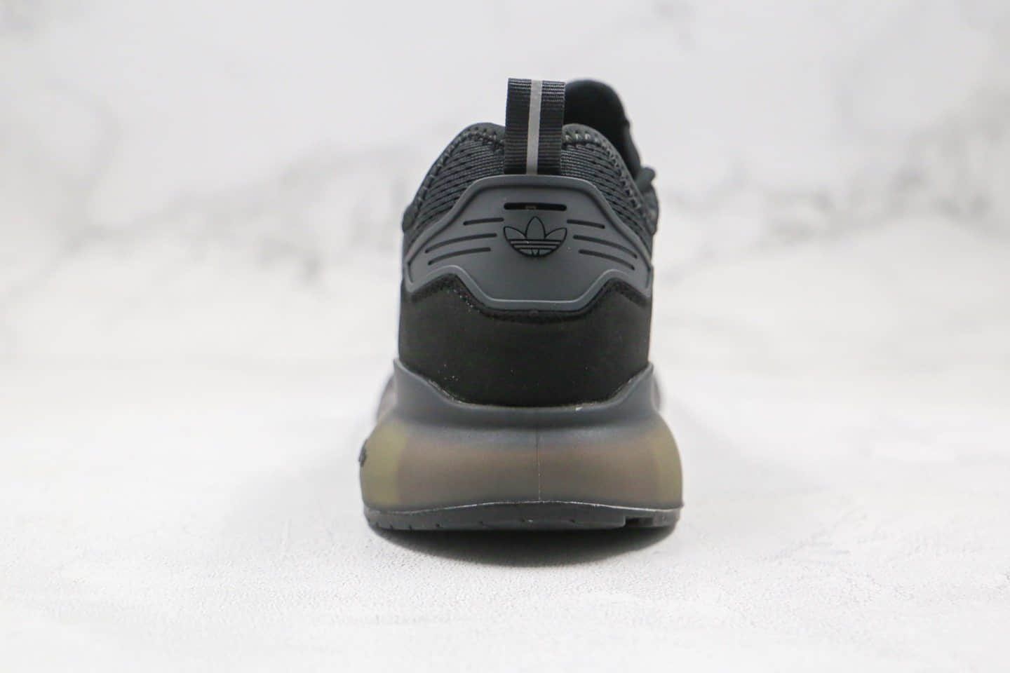 阿迪达斯Adidas Originals ZX 2K Boost纯原版本易烊千玺同款爆米花缓震跑鞋黑荧光绿色原鞋开模一比一打造 货号:FV7479
