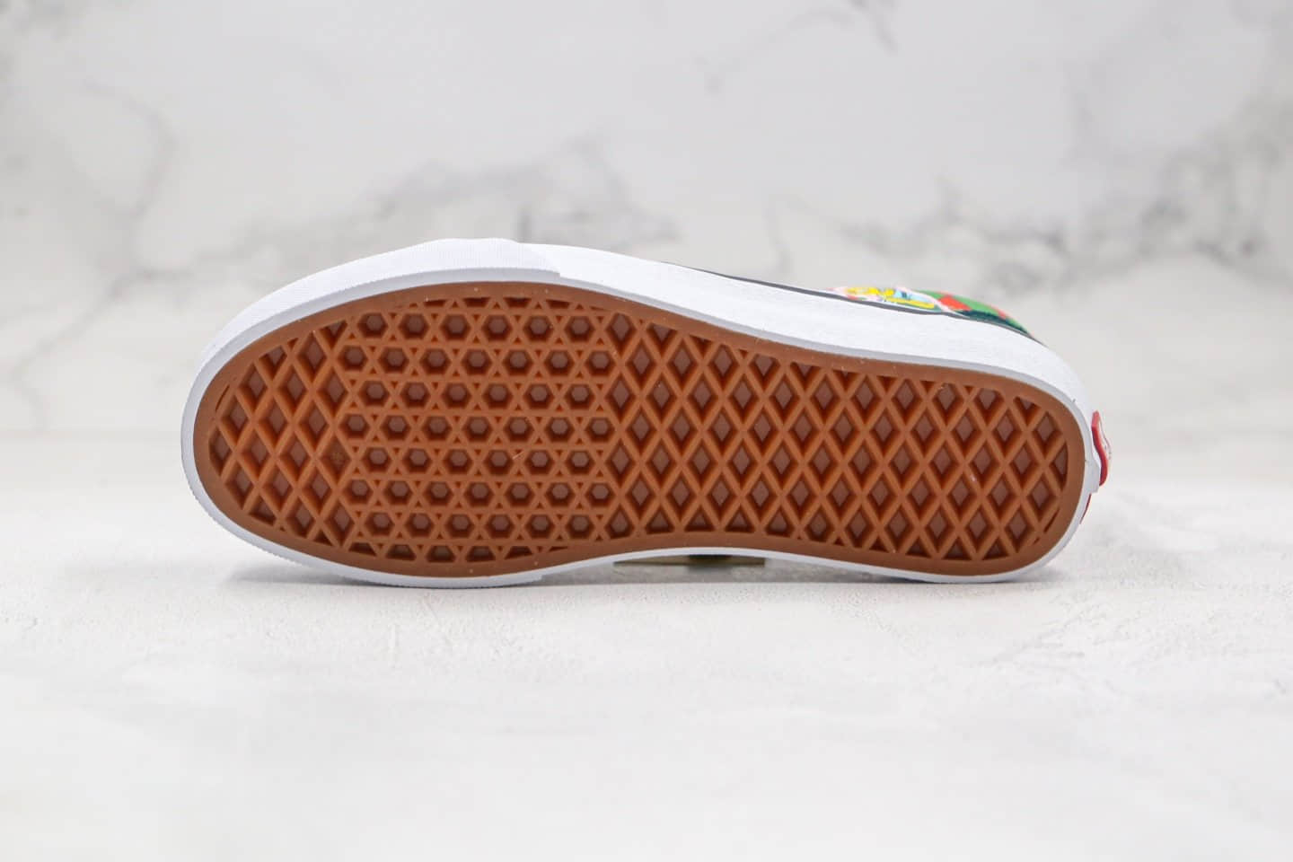 万斯Vans Old Skool x 辛普森联名款公司级版本低帮红绿敏感内容棋盘格子硫化板鞋原楦头纸板打造