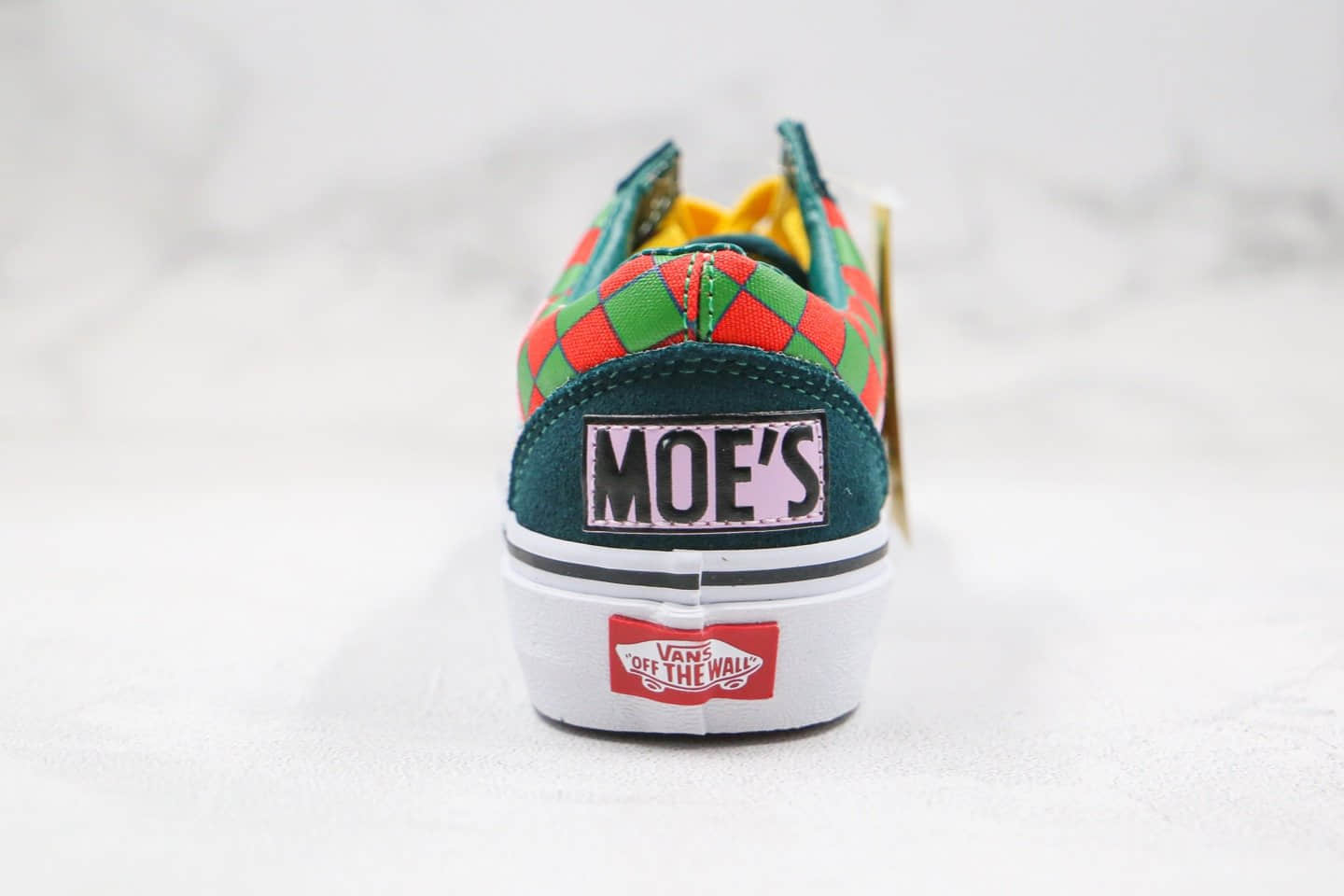 万斯Vans Old Skool x 辛普森联名款公司级版本低帮红绿敏感内容棋盘格子硫化板鞋原楦头纸板打造