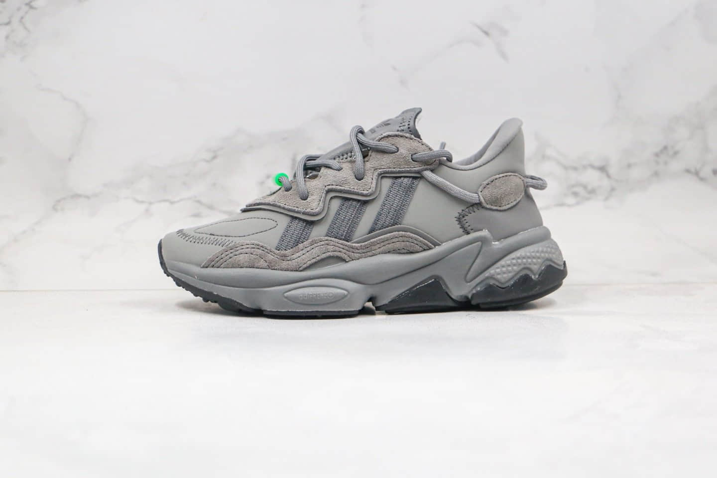 阿迪达斯Adidas Originals Ozweego纯原版本三叶草水管老爹鞋灰色原档案数据开发原盒原标 (ID:50415) - 图片1