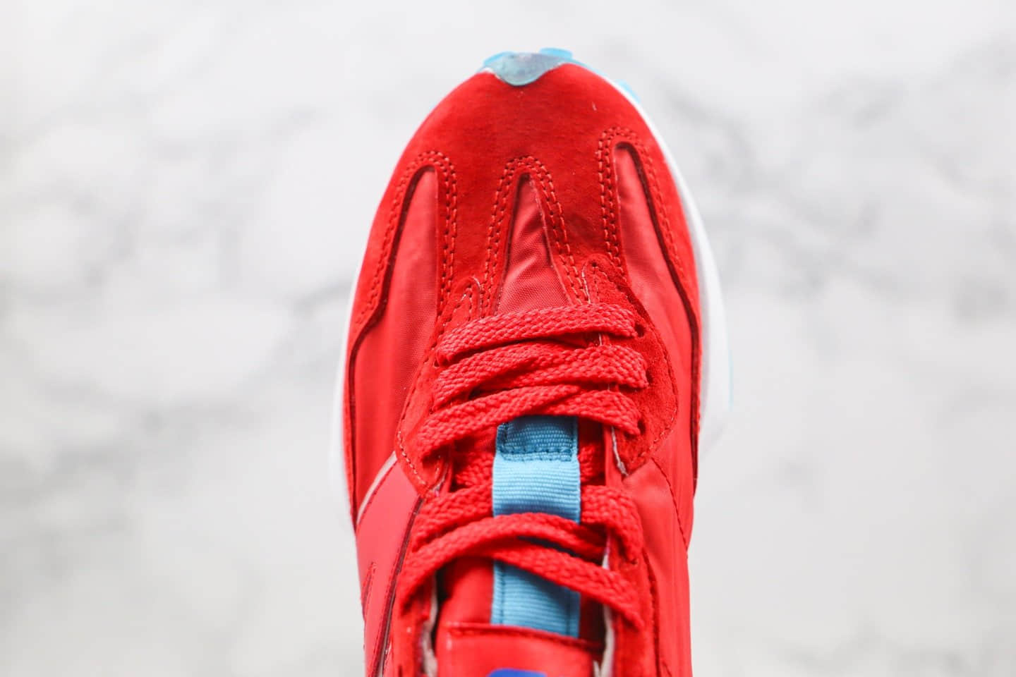 新百伦New Balance 327纯原版本复古慢跑鞋NB327红色原盒原标正确鞋面材质 货号：MS327敏感内容B