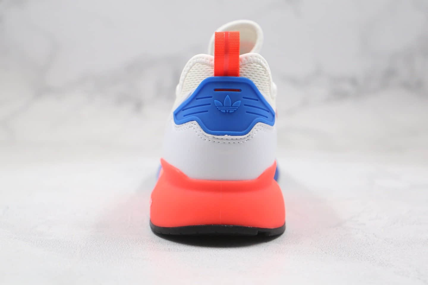 阿迪达斯adidas Originals ZX 2K Boost公司级版本易烊千玺同款爆米花缓震休闲运动跑鞋白橙蓝配色原盒原标 货号:FV9996