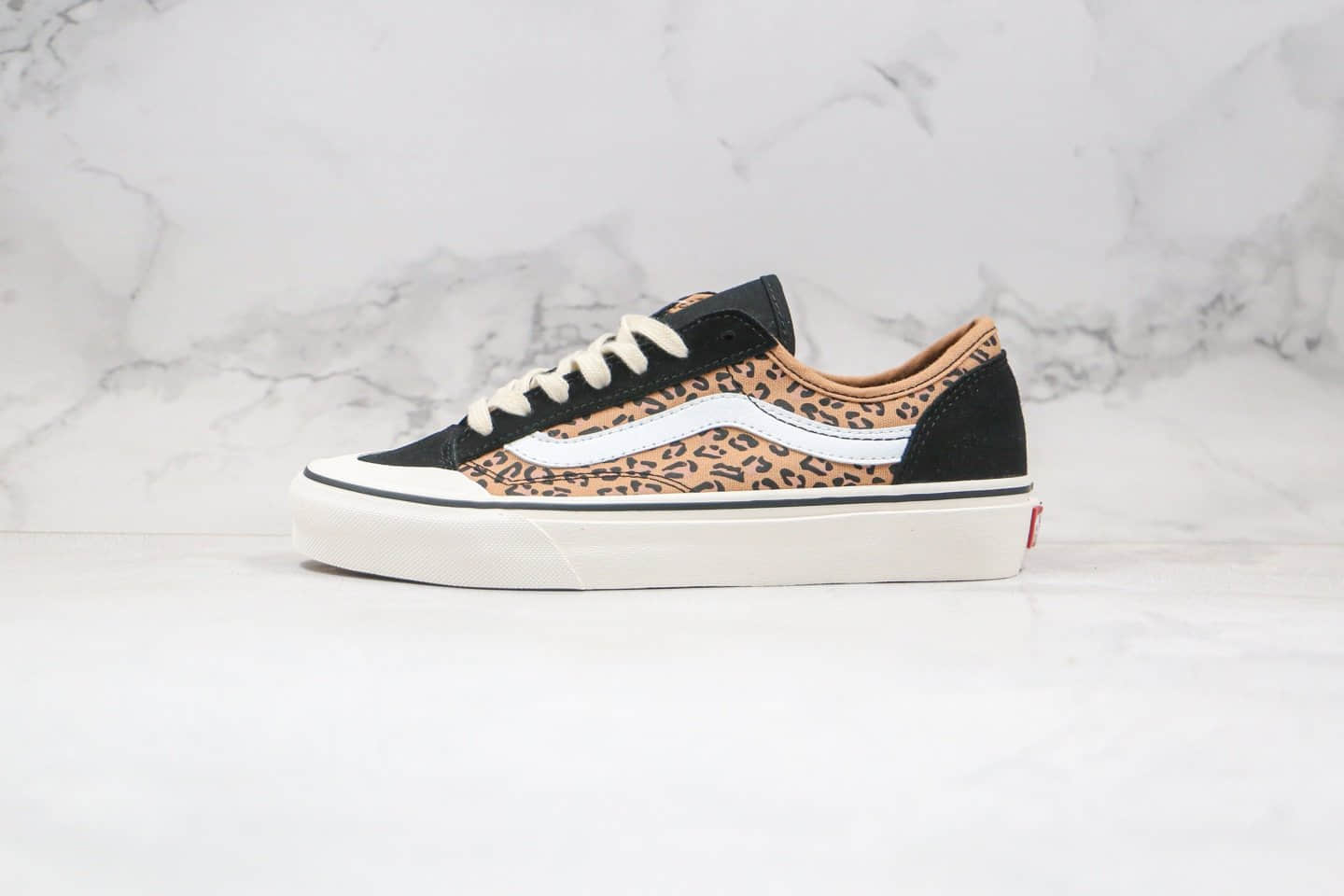 万斯Vans Style 36 Decon SF公司级版本半月包头杀人鲸低帮硫化板鞋豹纹鸳鸯鞋舌工艺硫化一比一 (ID:52081) - 图片1