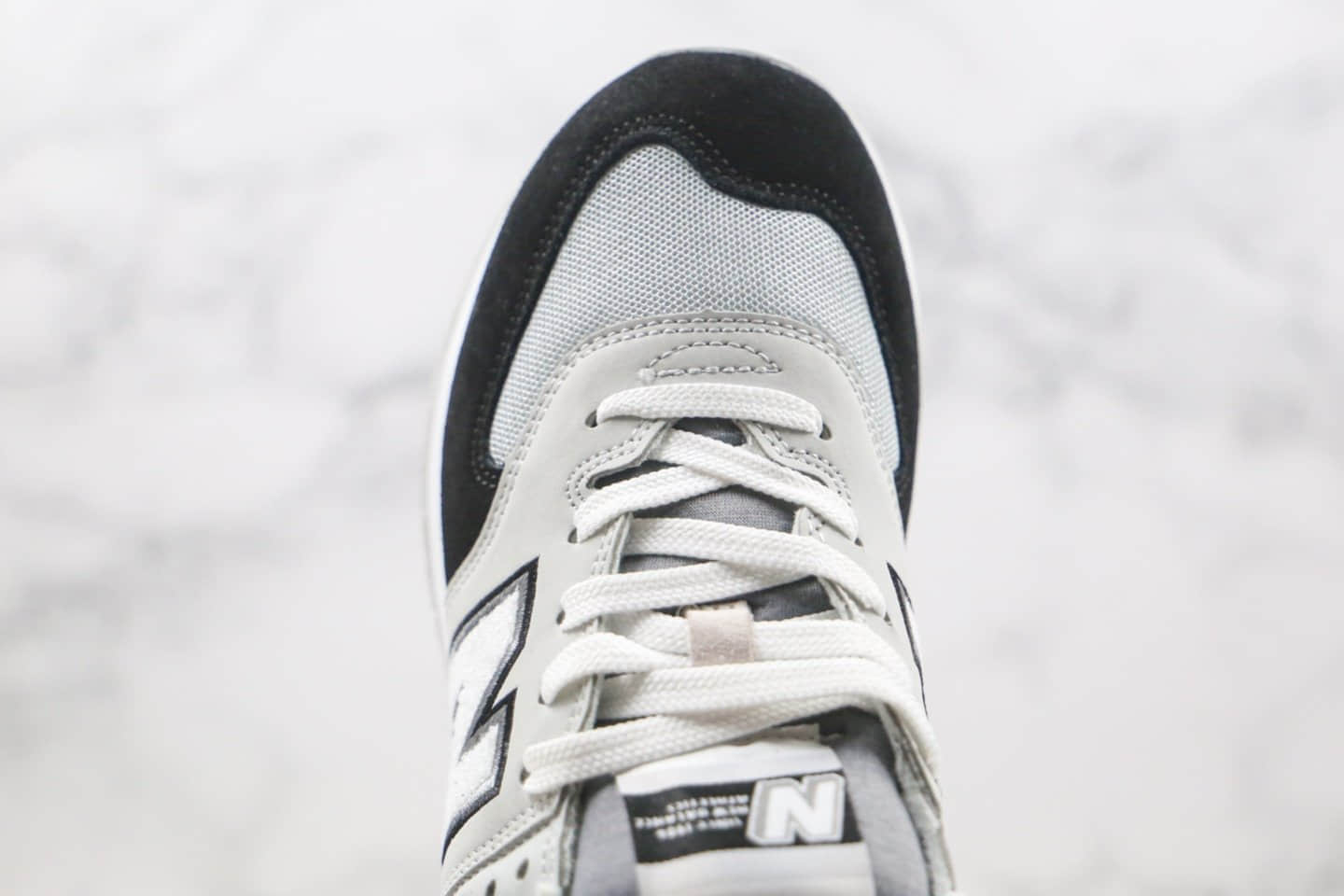 新百伦New Balance 574公司级版本NB574复古慢跑鞋黑白色原盒原标 货号:ML574NLC