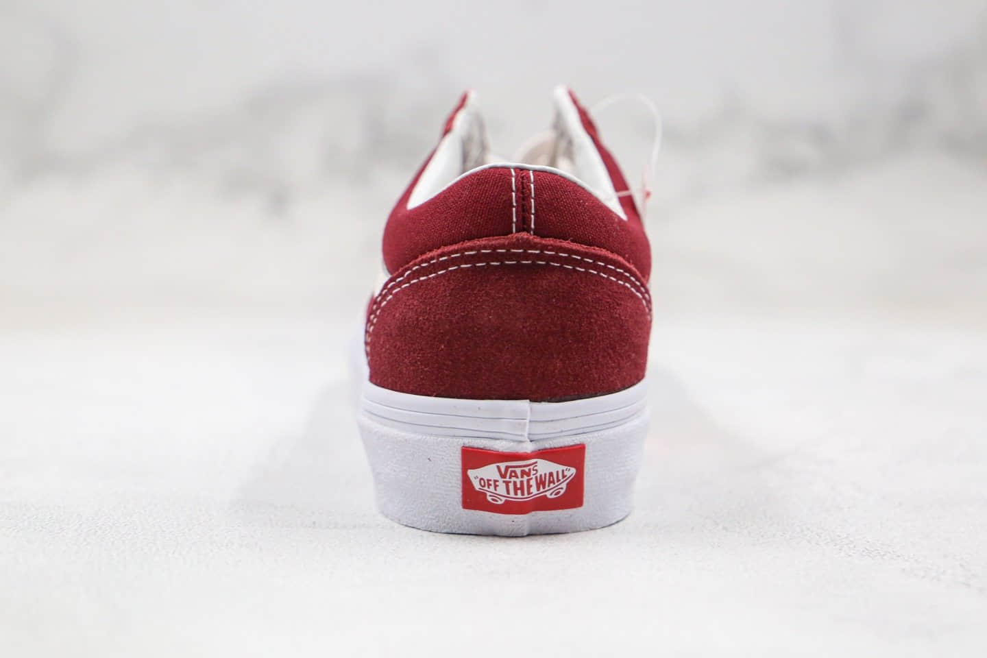 万斯Vans Suede Old Skool公司级版本低帮板鞋酒红色高清洁度 货号:VN0A4U3B6DZ