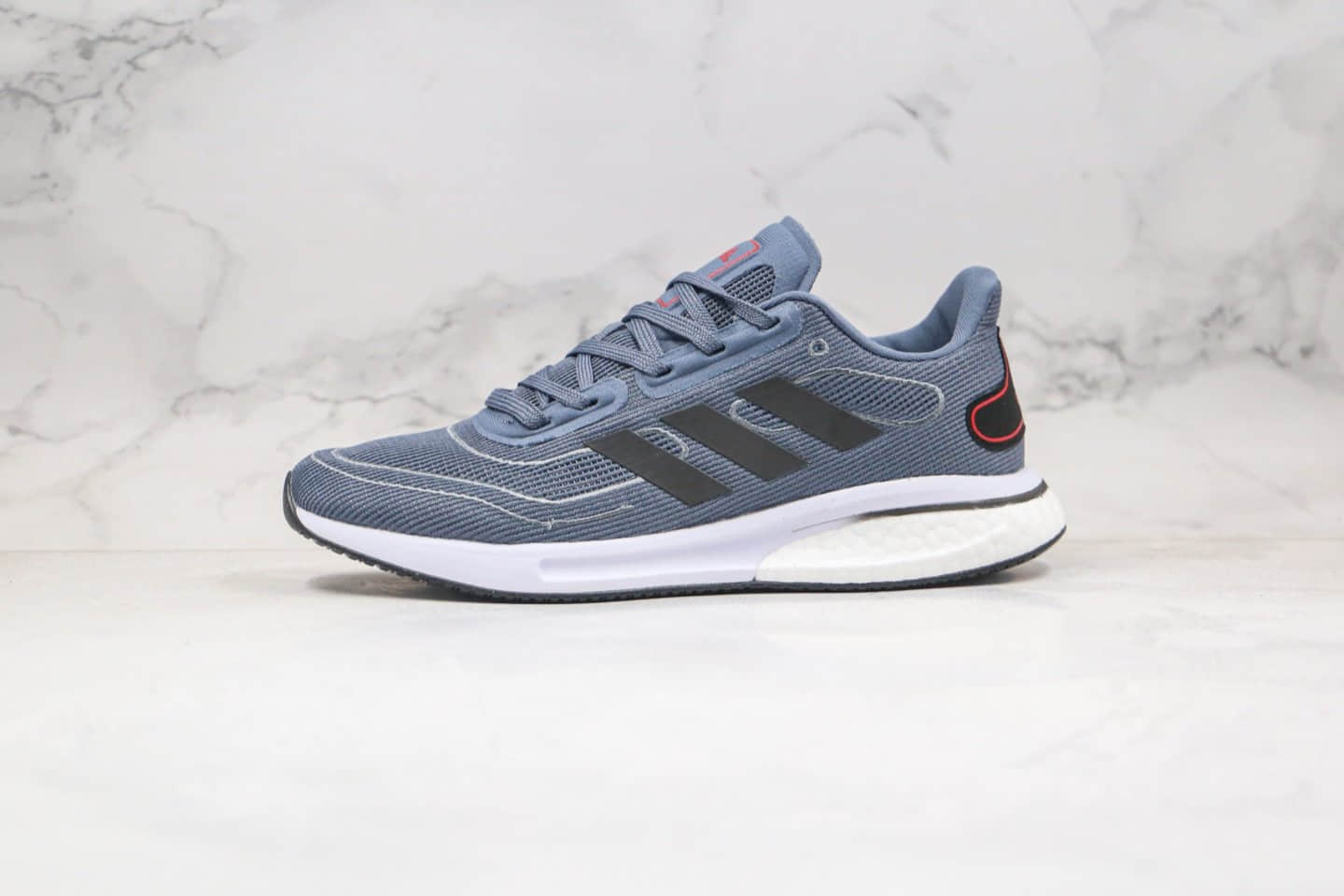 阿迪达斯adidas Supernova M公司级版本超新星系列低帮轻量透气休闲跑鞋墨兰色进口原档案织面 (ID:52326) - 图片1
