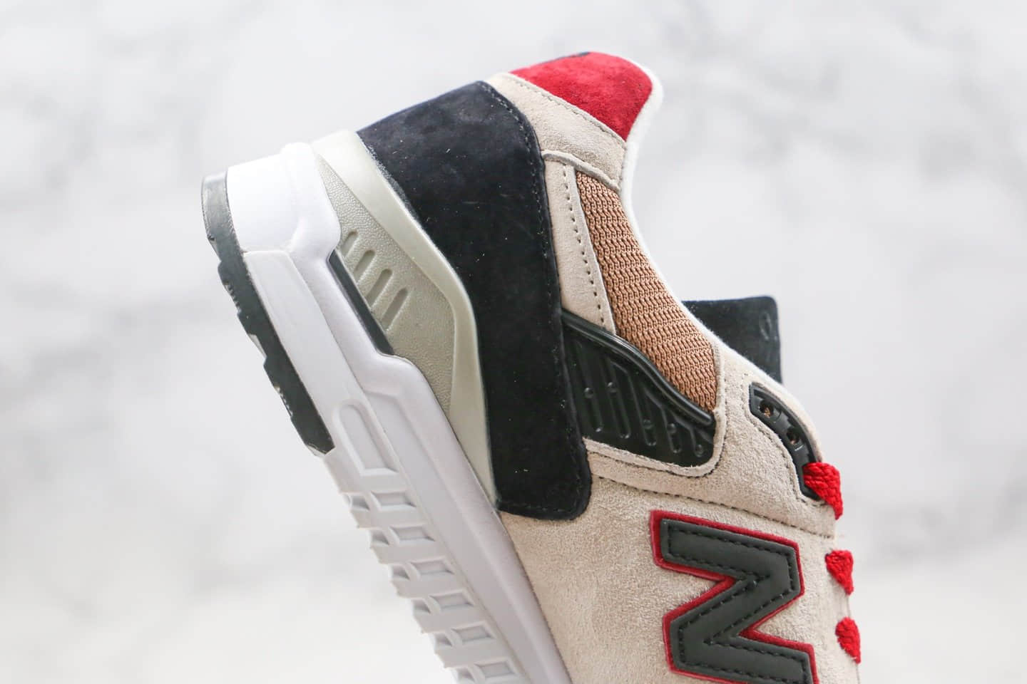 新百伦New Balance 998公司级版本NB998复古跑鞋卡其黑红色原装套楦 货号：M998B敏感内容