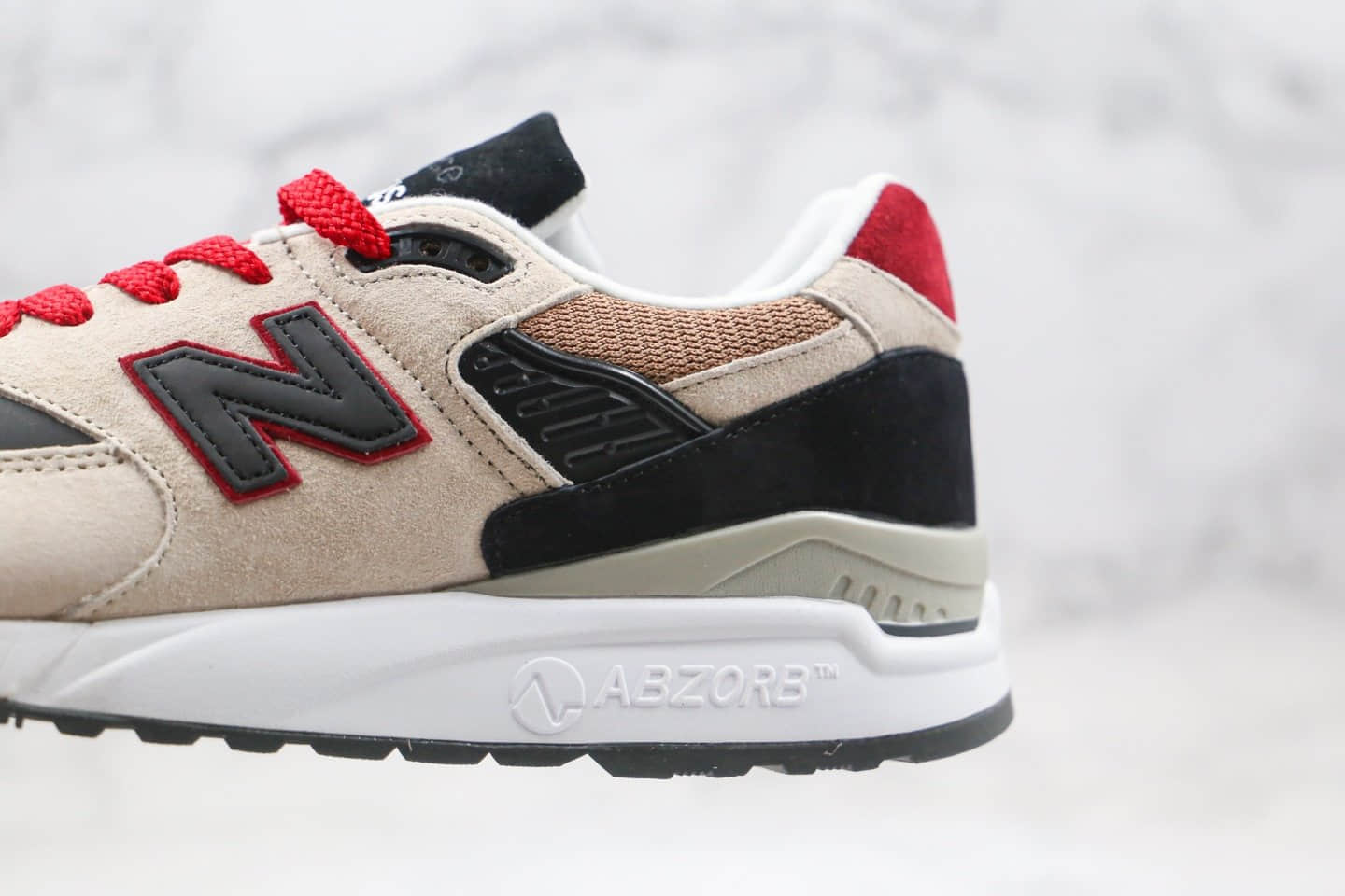 新百伦New Balance 998公司级版本NB998复古跑鞋卡其黑红色原装套楦 货号：M998B敏感内容