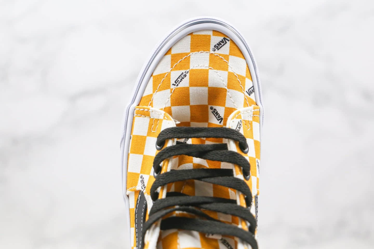 万斯Vans SK8-HI公司级版本高帮板鞋字母印花棋盘格敏感内容原档案数据开发 货号：VN0A4U3CWYT