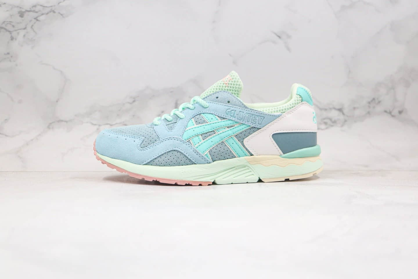 亚瑟士Asics Gel Lyte V Ronnie Fieg公司级版本复古跑鞋鼠尾草绿原鞋开模 (ID:52516) - 图片1