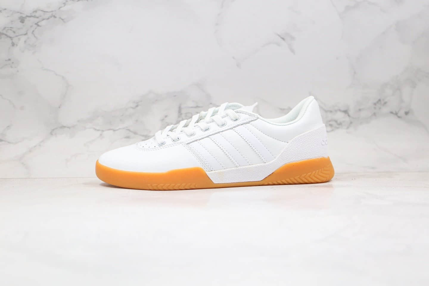 阿迪达斯adidas Originals City Cup纯原版本海外限定三叶草复古板鞋生胶白色原盒原标 (ID:52641) - 图片1