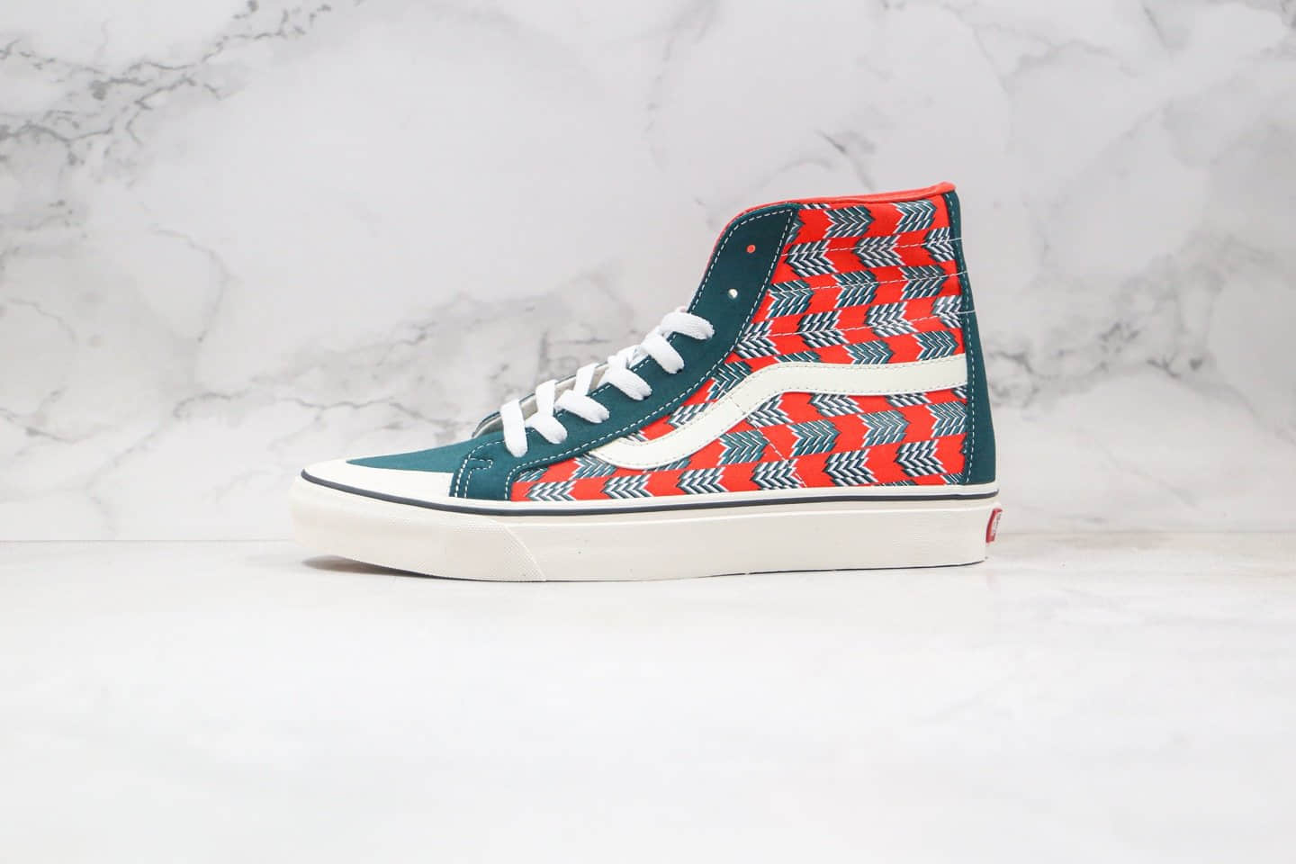 万斯VANS Sk8-Hi 138 Decon SF SURF公司级版本高帮冲敏感内容系列红绿箭头麂皮拼接帆布鞋原盒原标原楦头纸板打造 货号:VN0A3MV122N